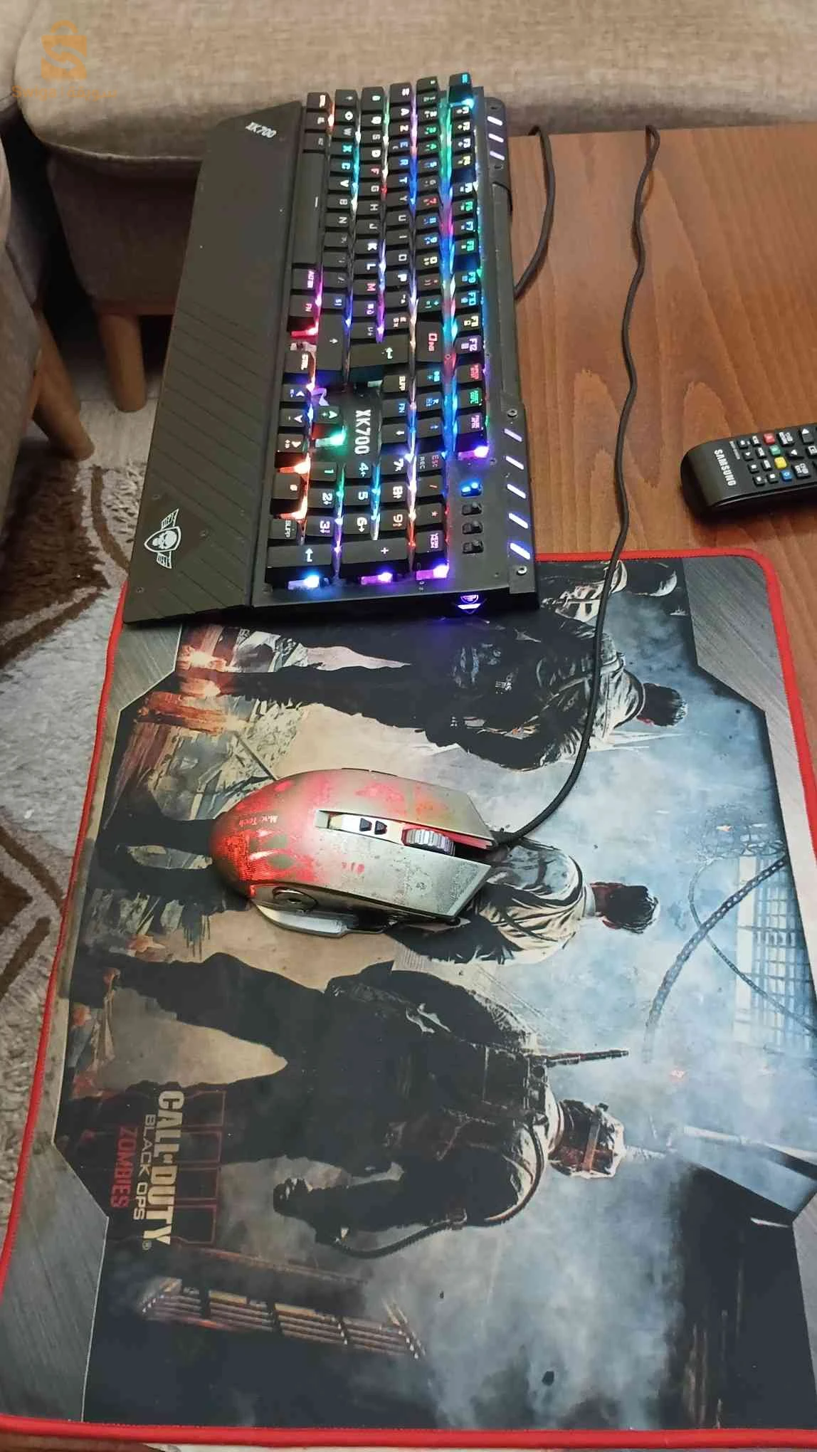 pack clavier sourie tapis gaming