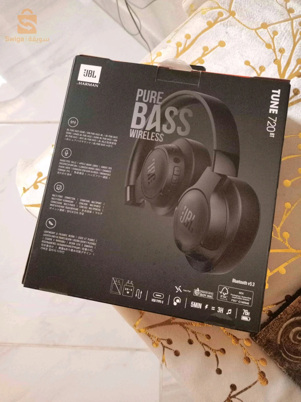 casque jbl tune 720 bt original