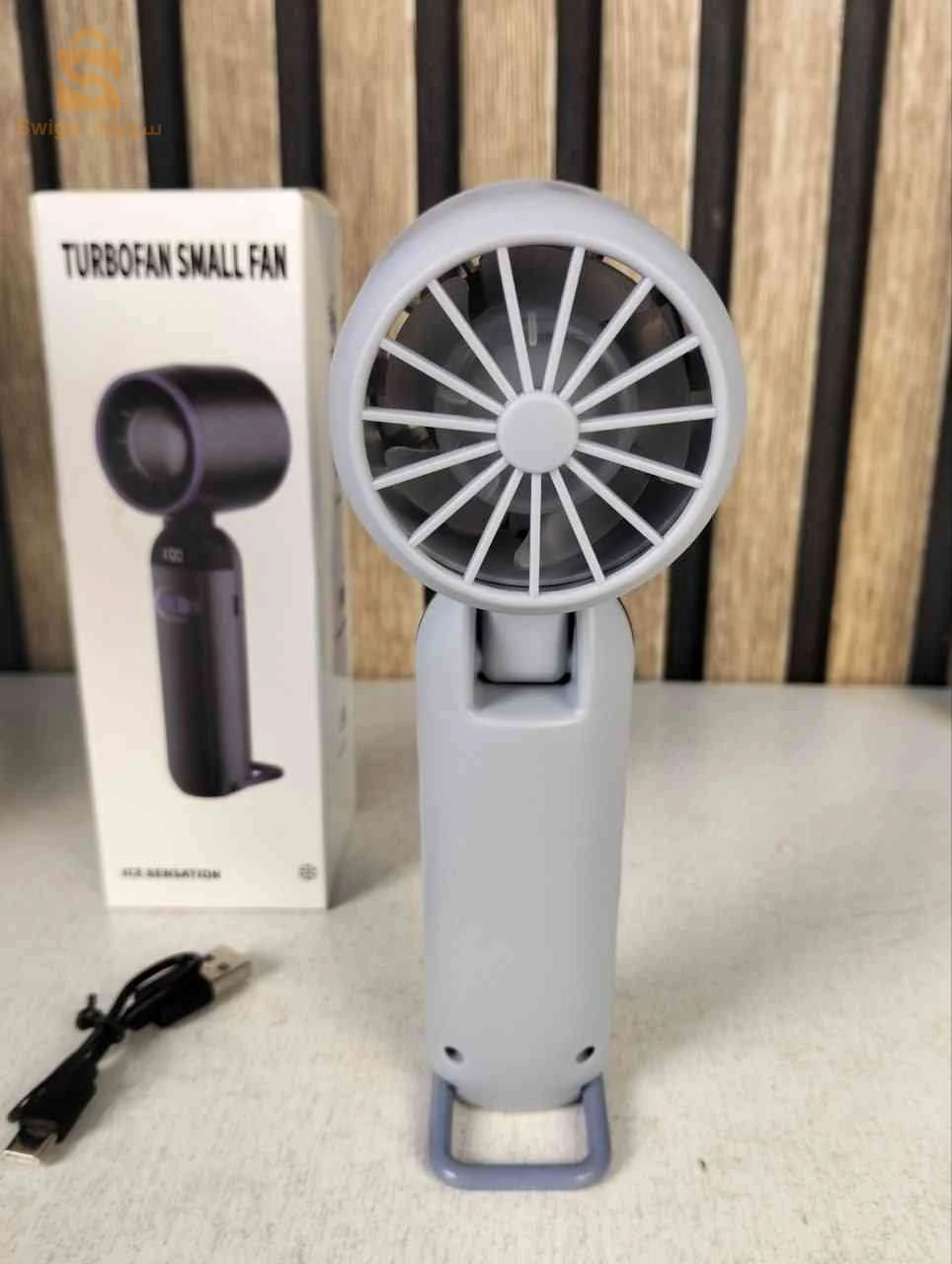 Mini Ventilateur Turbo Sans Pales - 100 Vitesses Réglables et Rechargeable USB - مروحة التوربو الذكية بدون شفرات مع 100 سرعة قابلة للتعديل