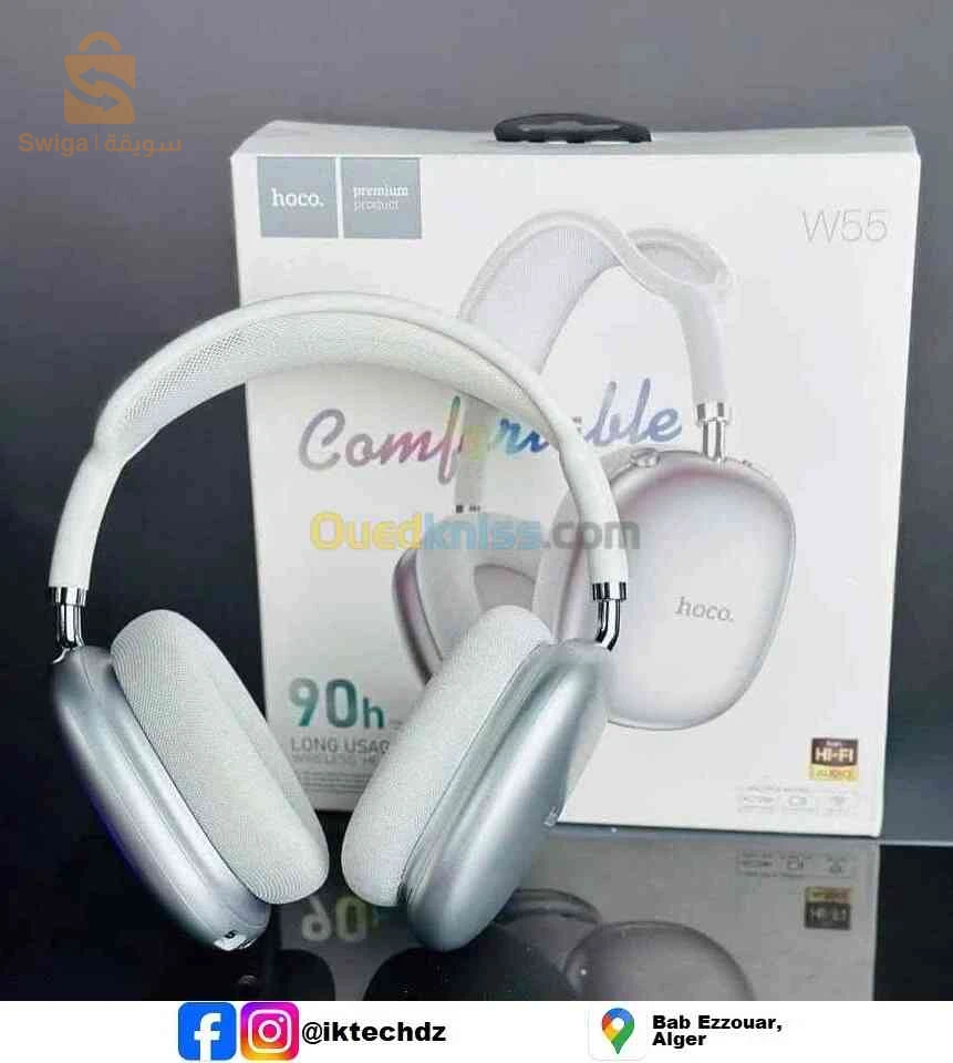 Casque hoco W55 Original sans fil كاسك هوكو اوريجينال