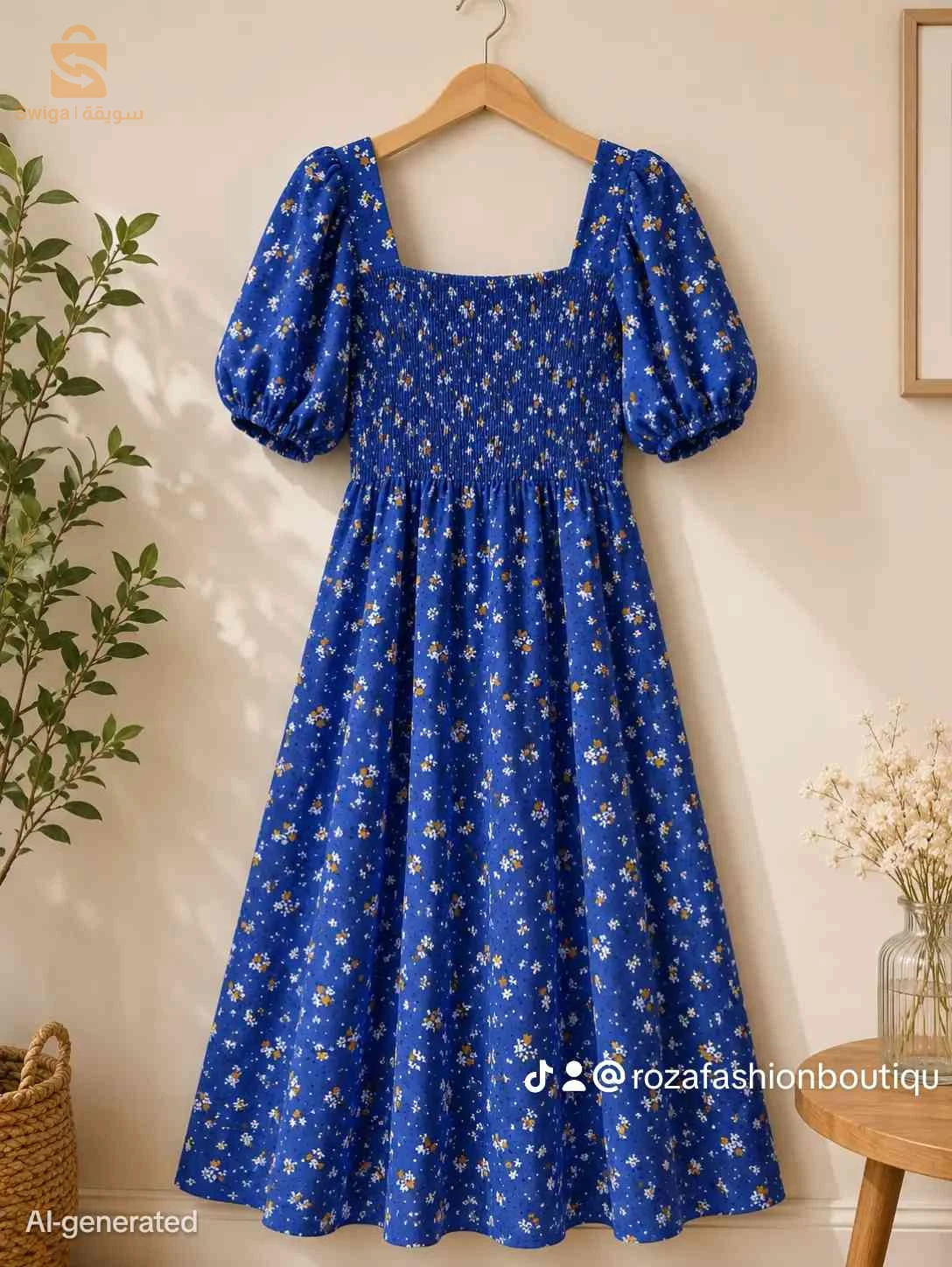 Robe fleurie pour femme