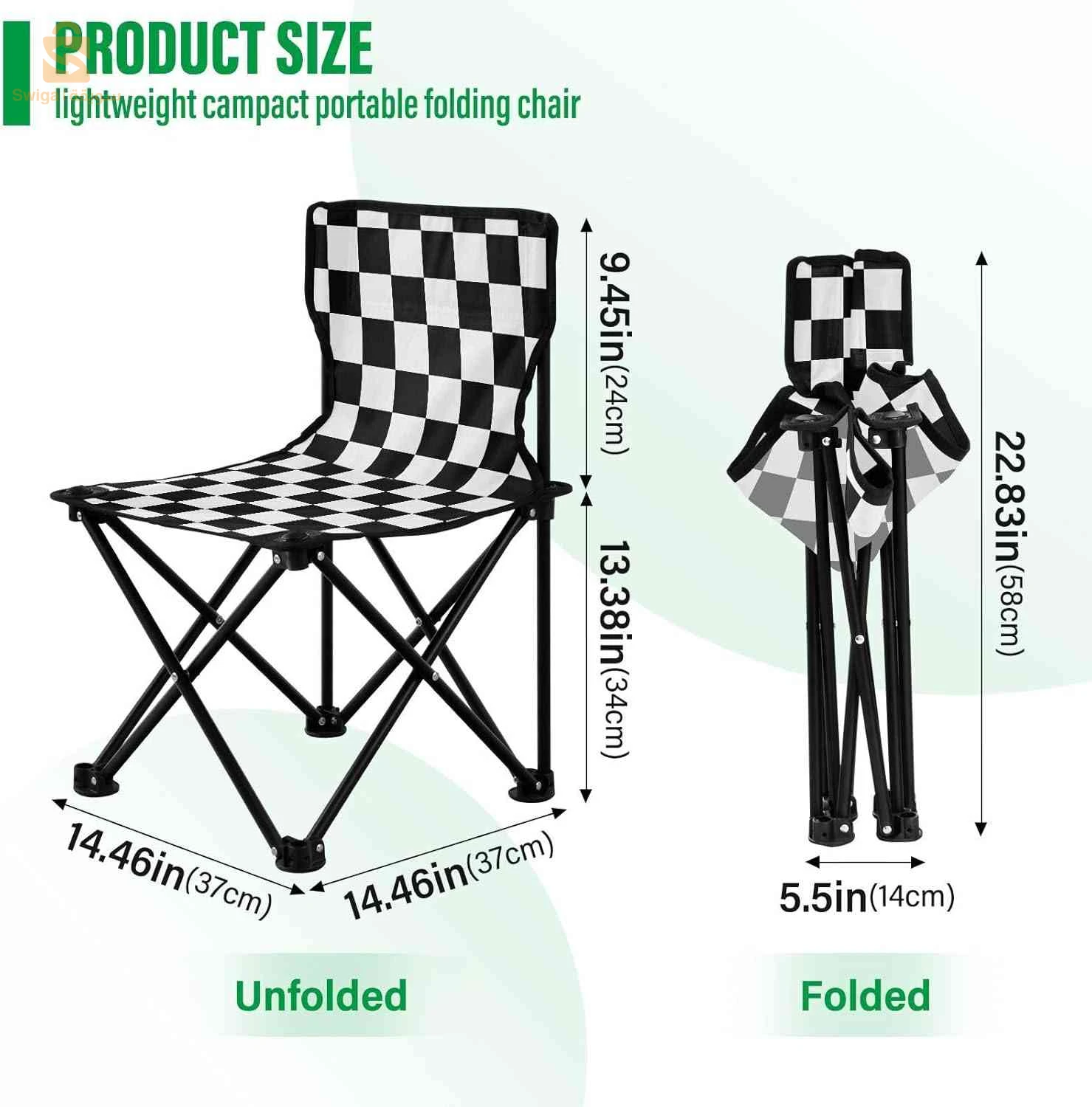Ensemble de Camping Pliable Table et 2 Chaises Portables - طقم تخييم ونزهات قابل للطي (طاولة + كرسيين)
