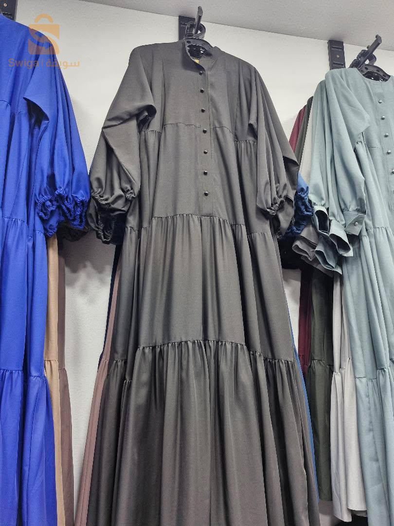 حجاب روب قماش برادا صيفي ربيعي 
robe dress tessu eté Demi saison pus 10couleur