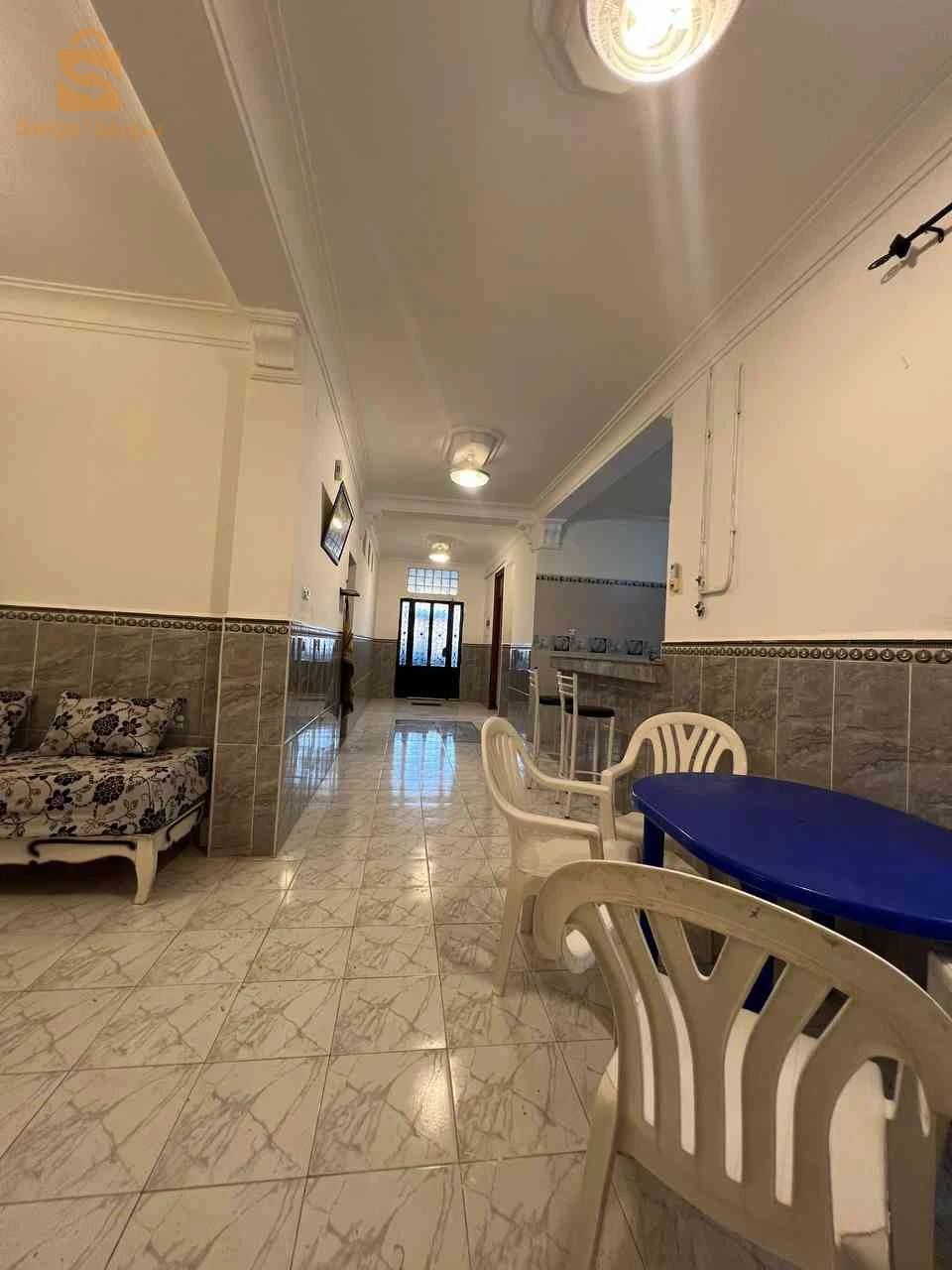 location pour vacance niveau  de villa à bouzedjar