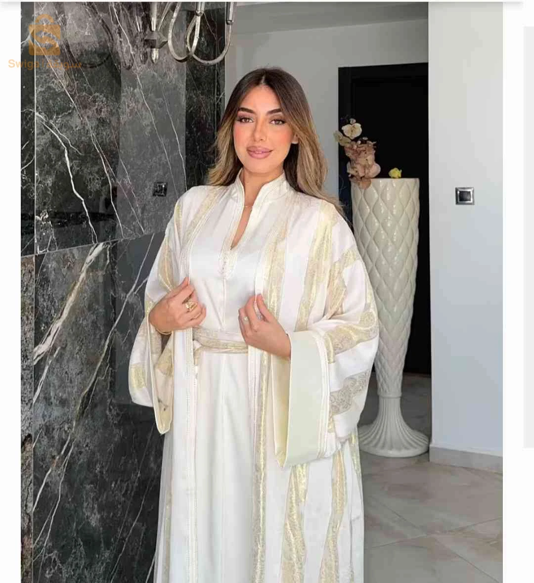 caftan simple avec kimono