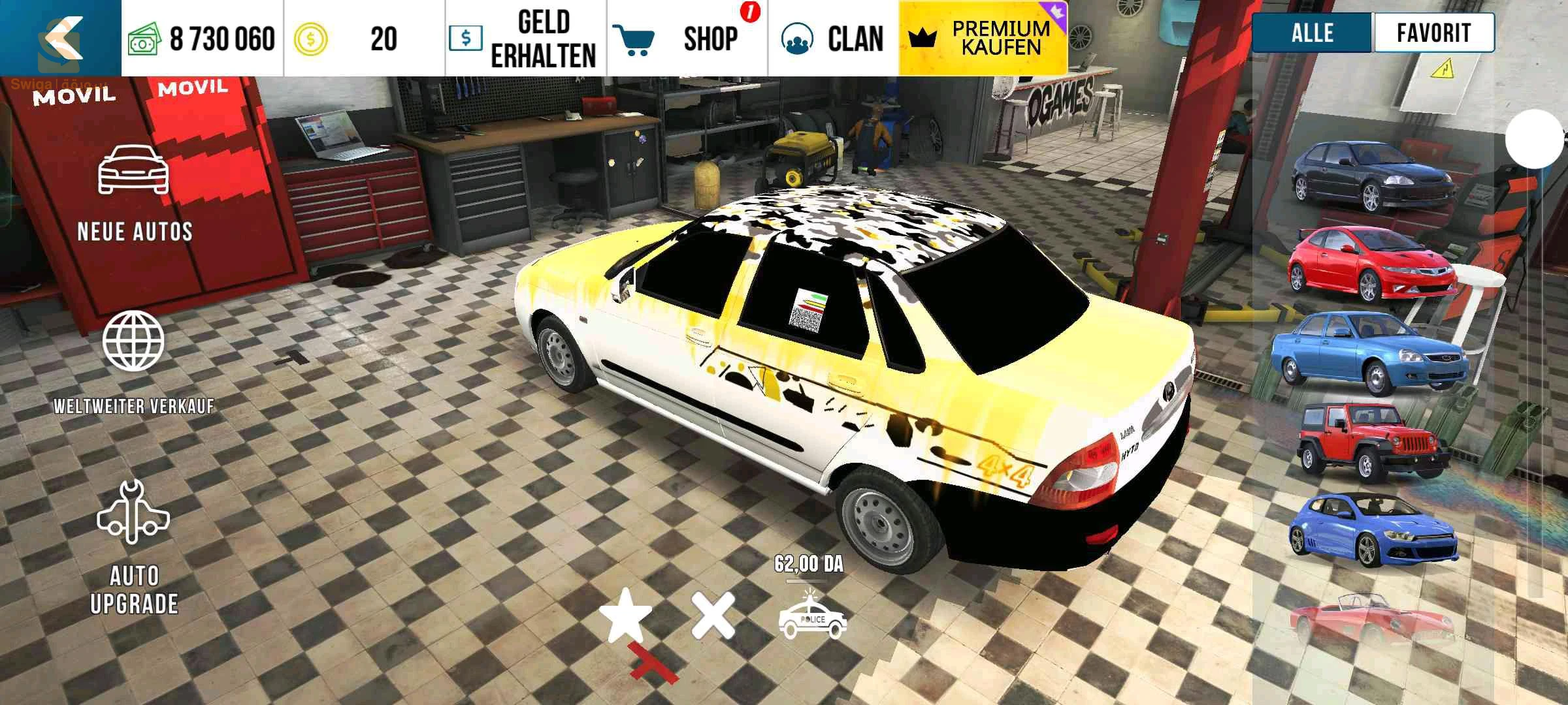 بيع كونت CarParking فيه94شعار اصلي ودهبي