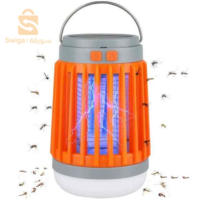 Lampe anti-moustique 3en1 fonctionne à l'énergie solaire et alimentée par batterie rechargeable