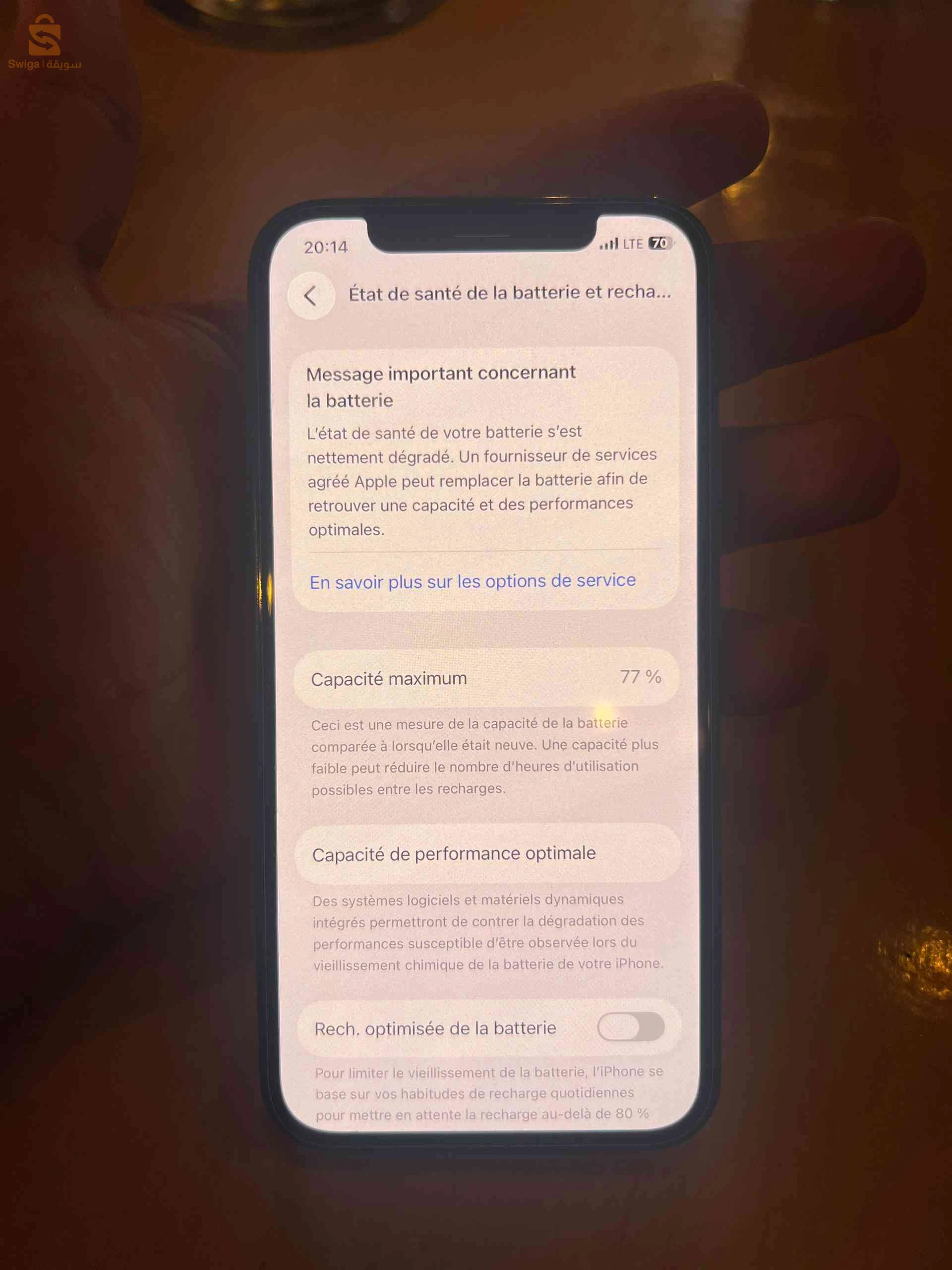téléphone etat 10/10
kolch d'origine