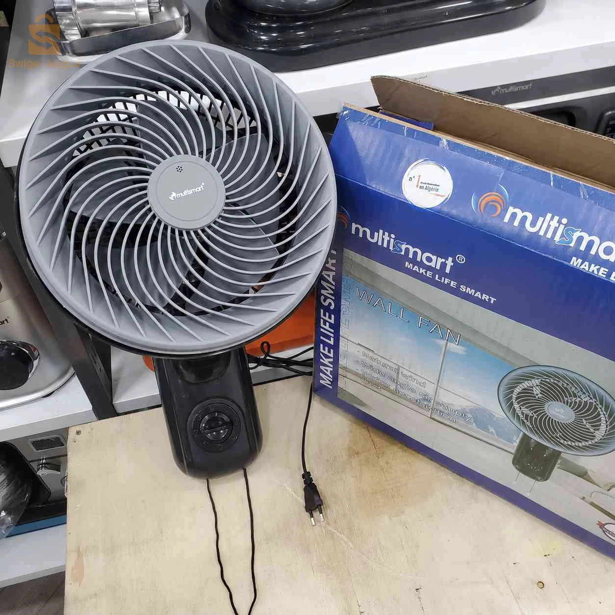 Ventilateur Mural 10" multismart 65W Noir TF2262