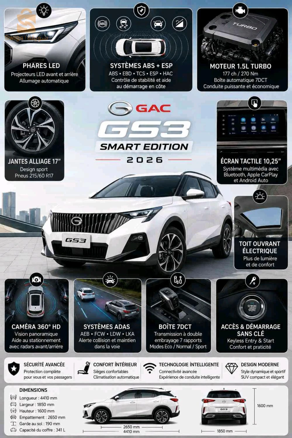 GAC gs3 emzoum 2025 DJELFA