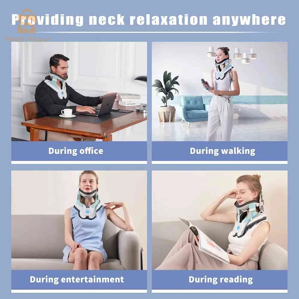 Collier de traction cervicale professionnel gonflable nouvelle génération
