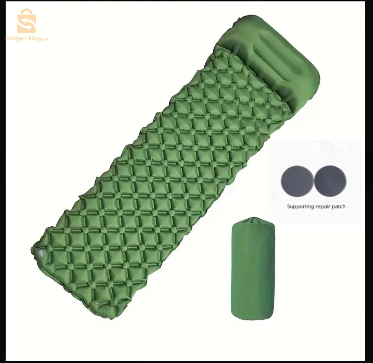 matelas gonflable avec oreiller et pompe intégré