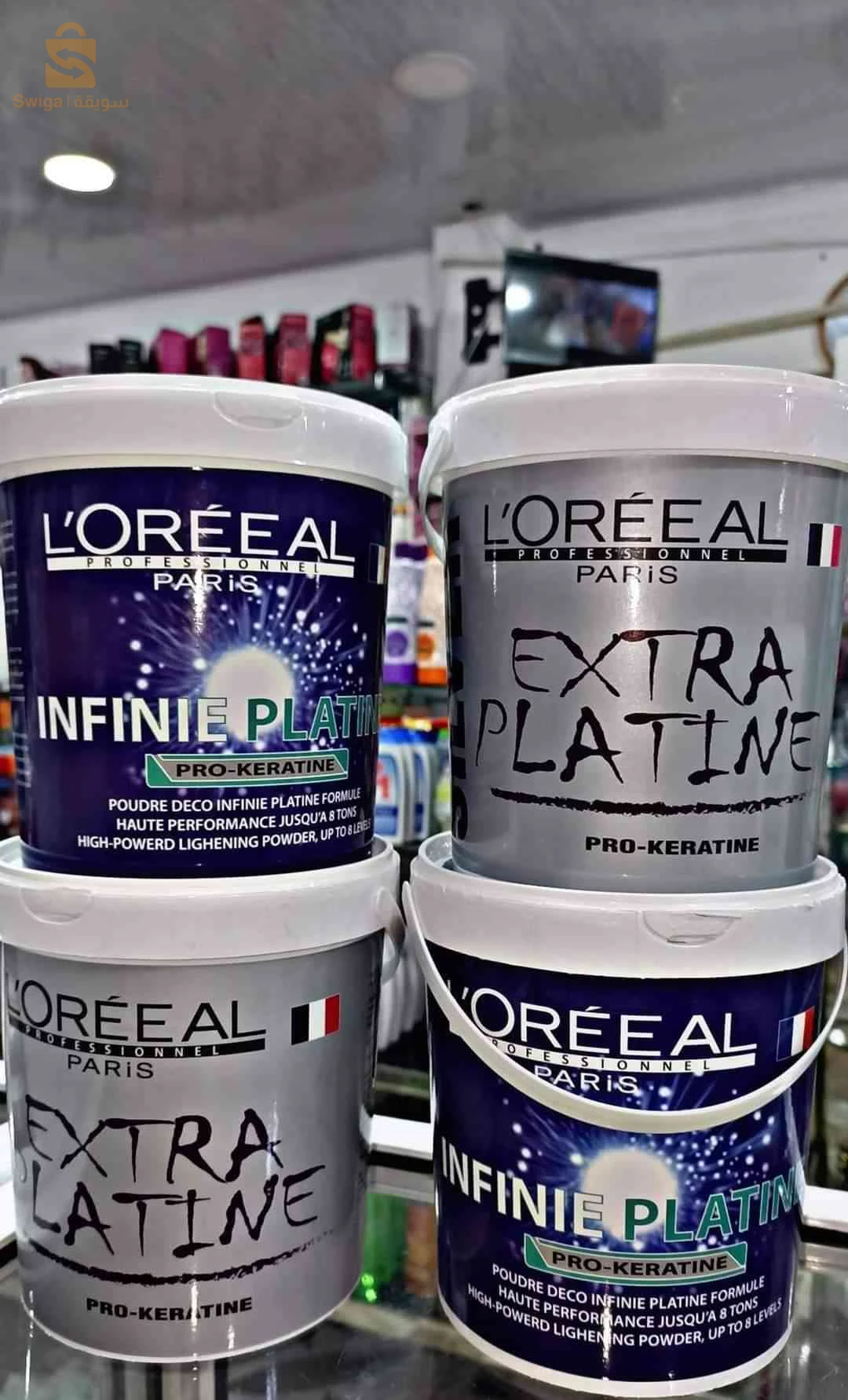 poudre décolorant L'Oréal + oxydant