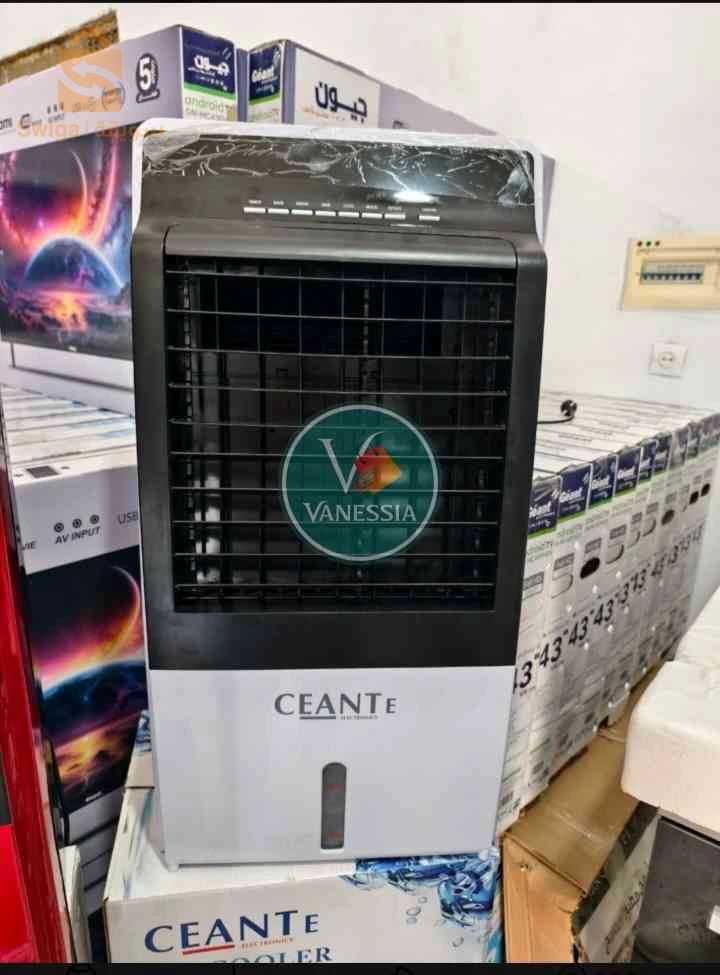 Air Cooler Marque Ceante 12L Couleur Blanc & Rouge