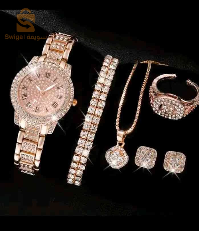 ✨ طقم إكسسوارات فاخر يضيف لمسة من الأناقة والجمال