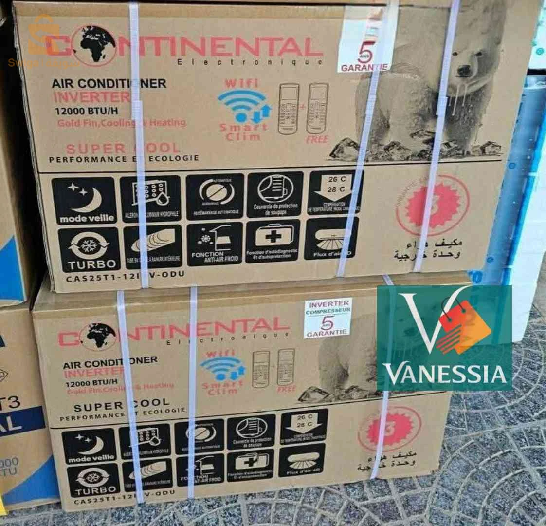 Climatiseur 12000Btu Inverter Continental Avec Wifi