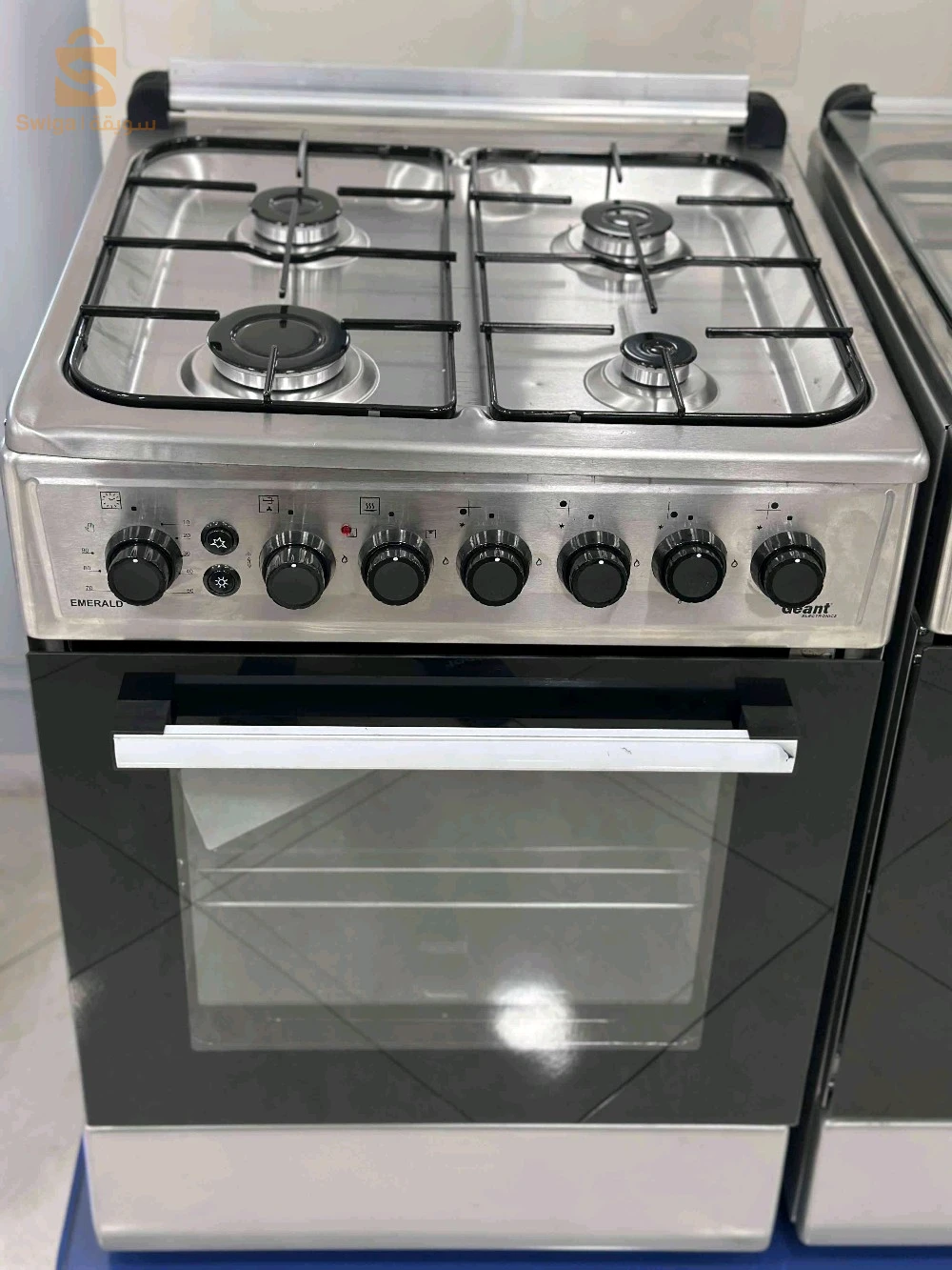 Cuisiner géant 4 feux inox catalyseur ventilé 60cm