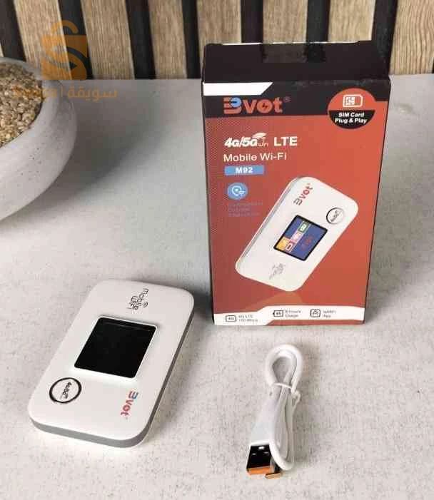 Bevot Routeur WiFi Portable 4G LTE Pocket Écran LED Couleur - مودم وجهاز واي فاي محمول بشاشة ذكية وبطارية