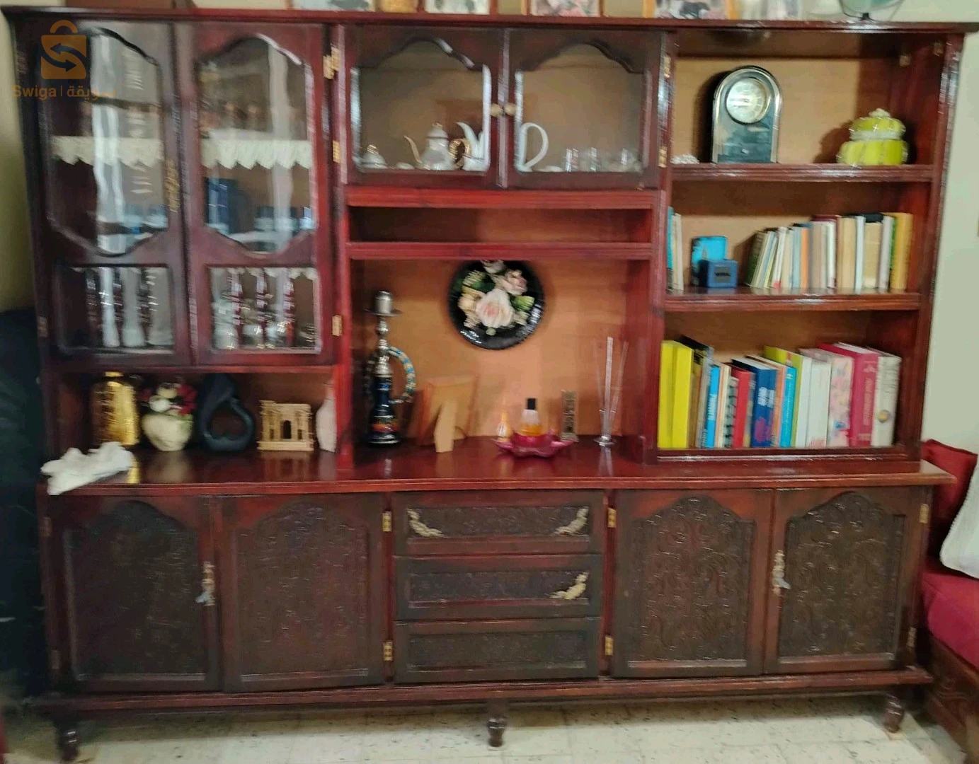 Bibliothèque +garde robe+buffet de cuisine