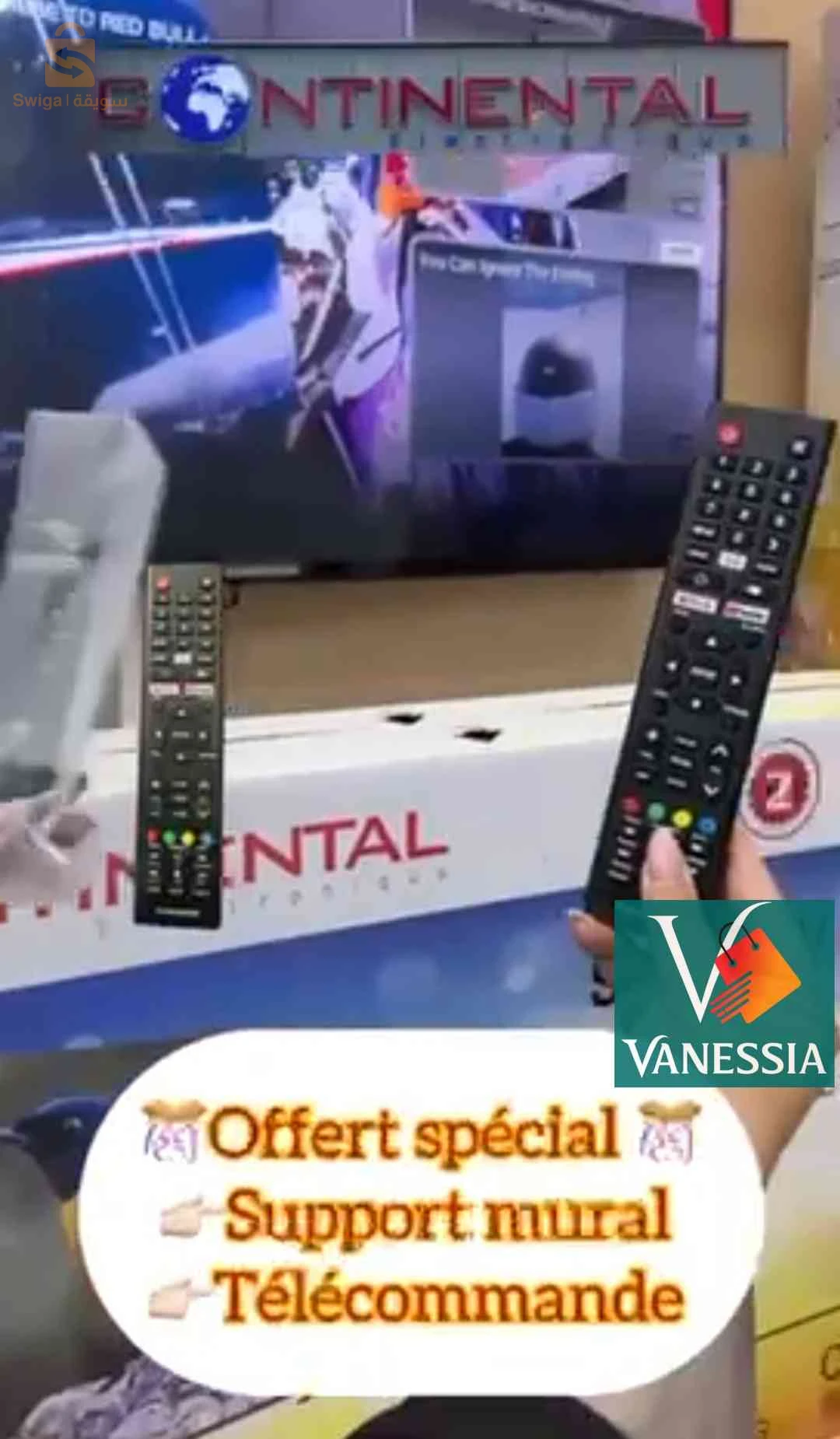 Télévision 43P Marque Continental Google Tv