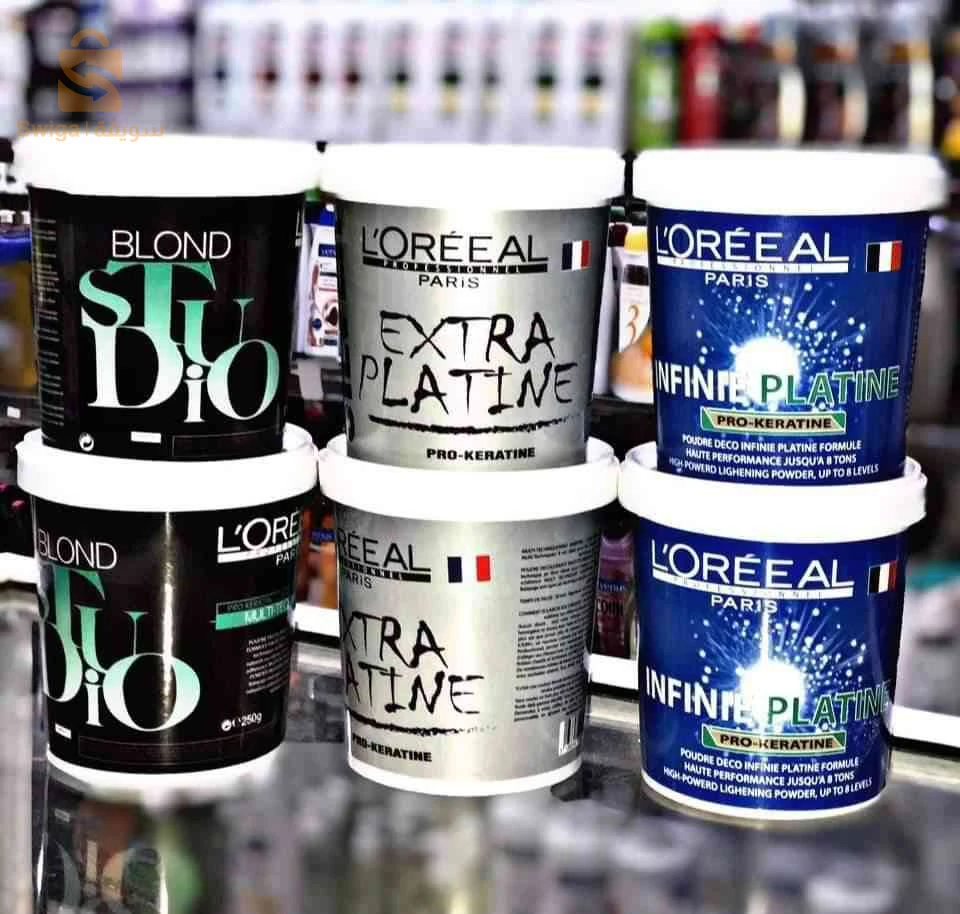 poudre décolorant L'Oréal + oxydant