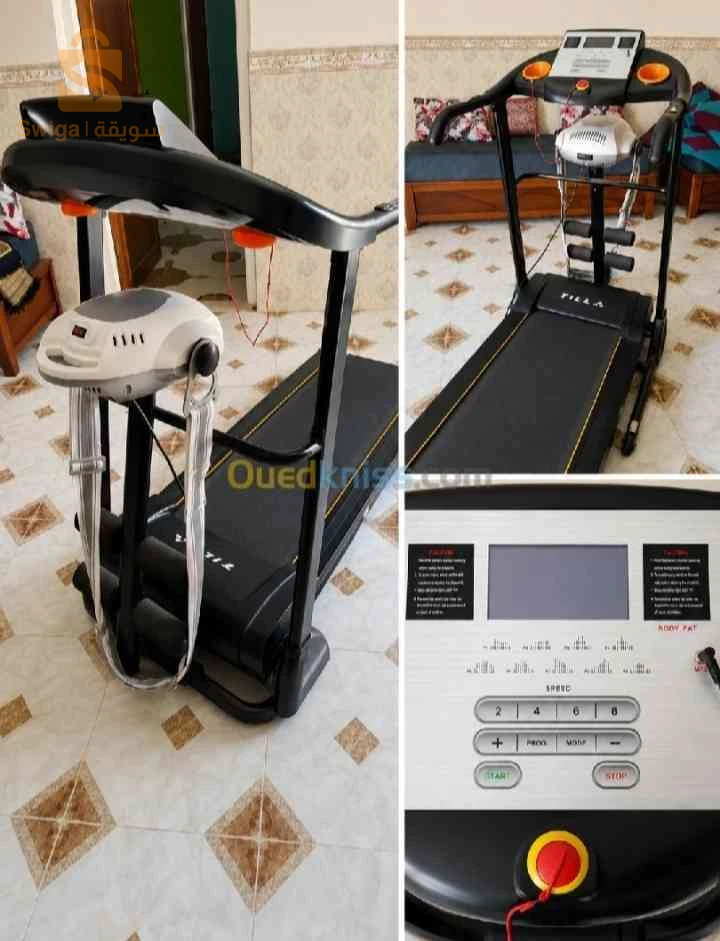Tapis roulant tilla K240A avec la machine de vibration