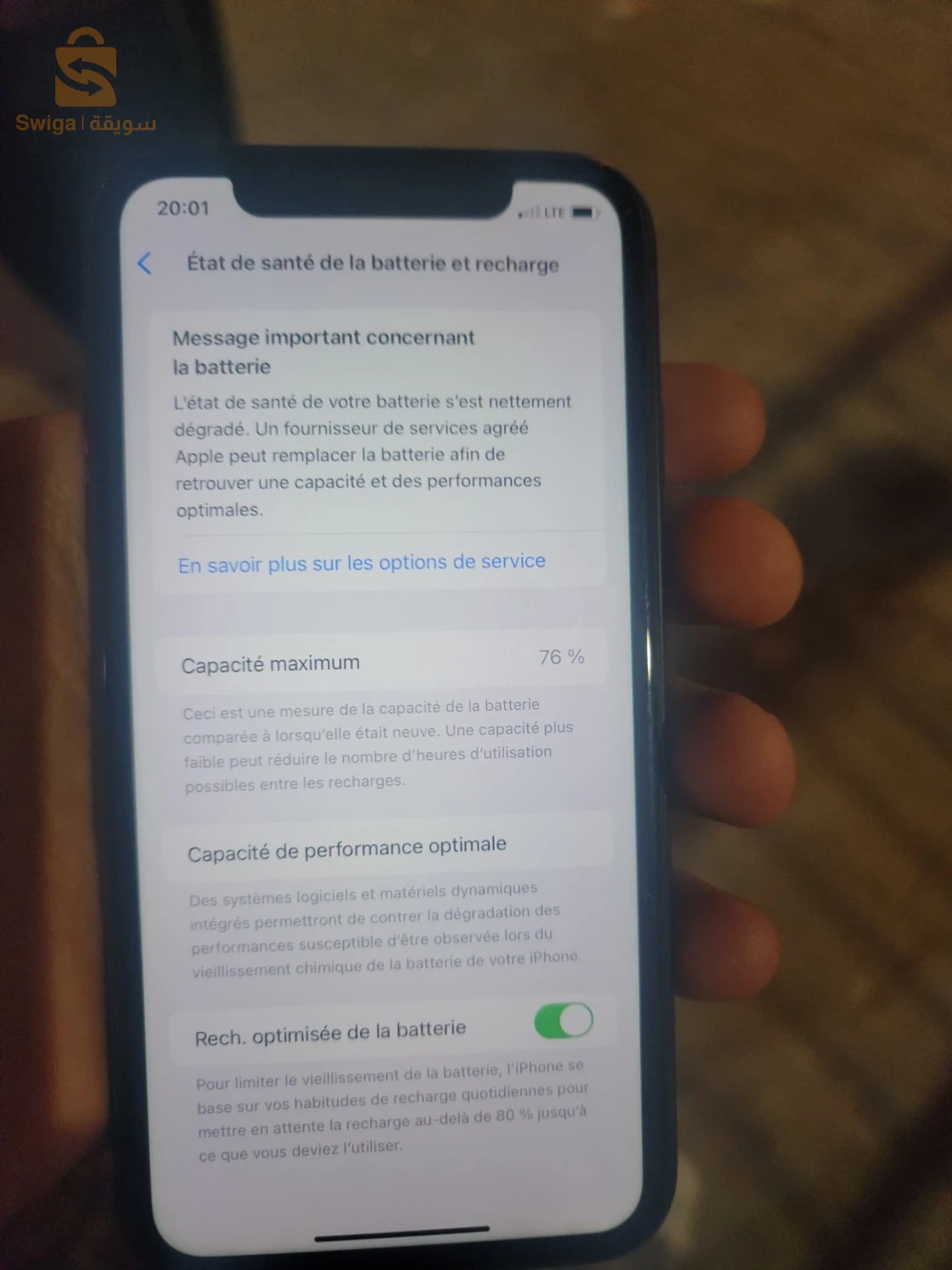 iPhone 11 
64 gb ✅
Batri 76 🔋
Kolach activ ✅
Kolach original ✅
Produits usa 🇺🇸
Prix:4!
Numéro: 0551035892