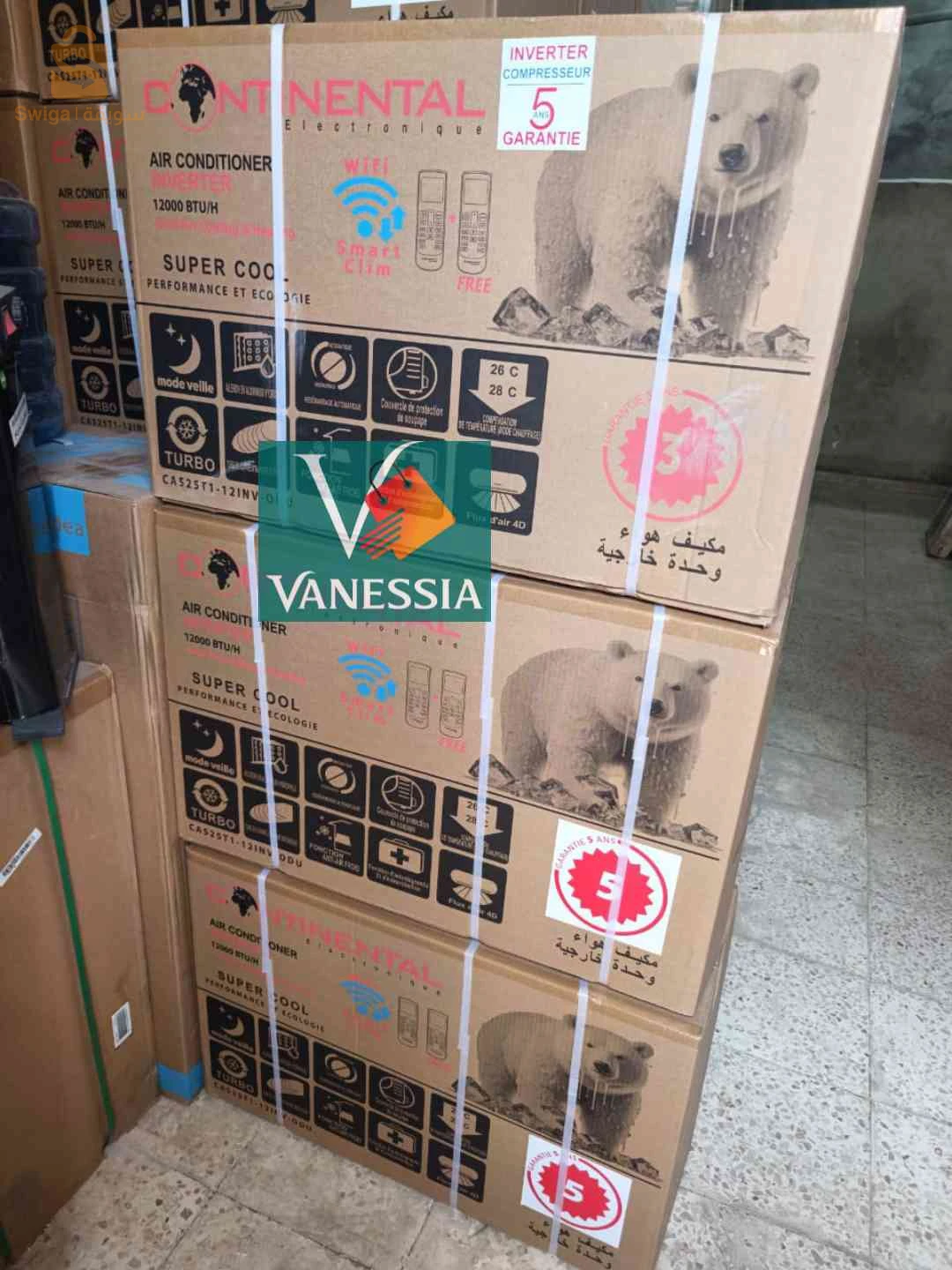 Climatiseur 12000Btu Inverter Continental