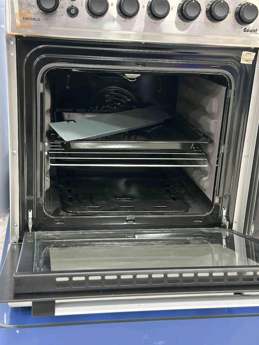 Cuisiner géant 4 feux inox catalyseur ventilé 60cm