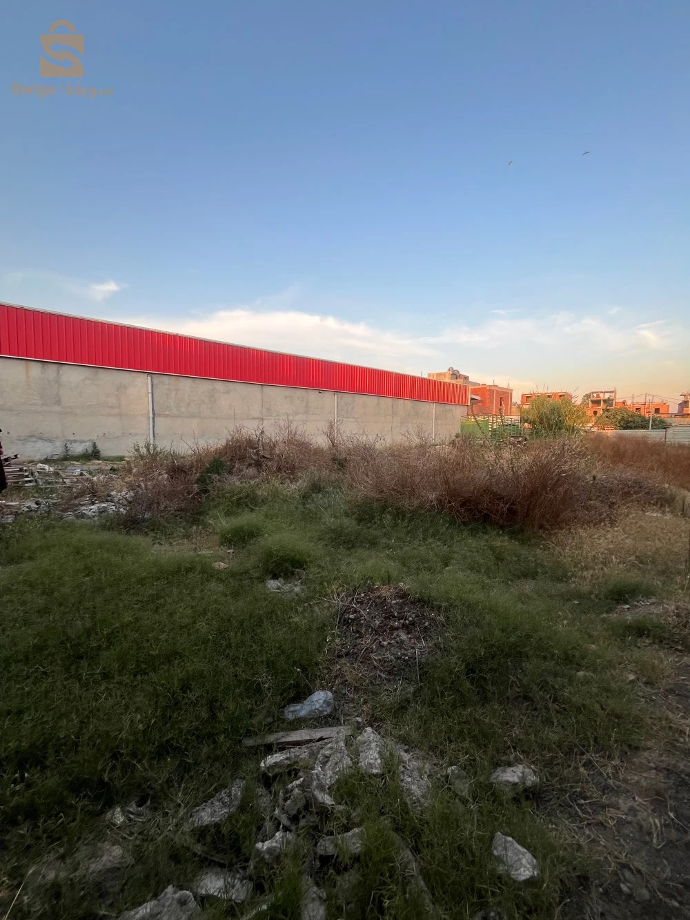 Terrain clôturé à louer pour Dépôt / Stockage - بابا علي