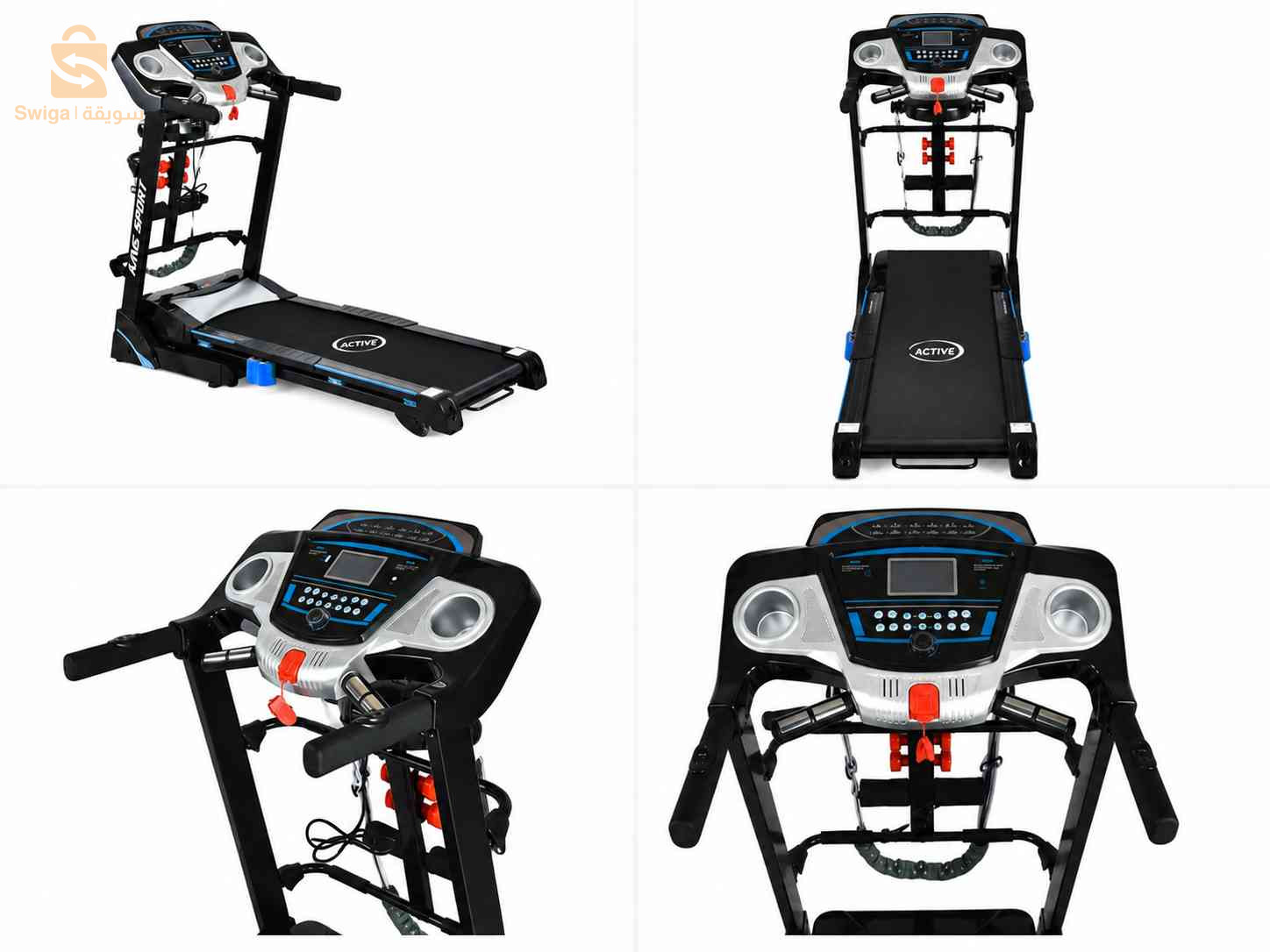 Tapis roulant ACTIVE FITNESS 16Km/h - 120Kg - État Excellent