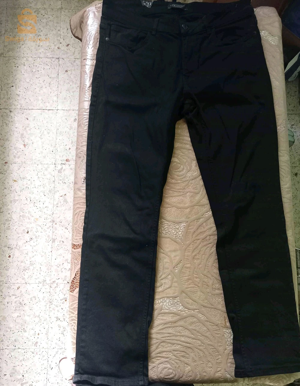 سروال جين رجالي lc waikiki 750 slim fit كابة طاي w34  L31 يلبس مليح
