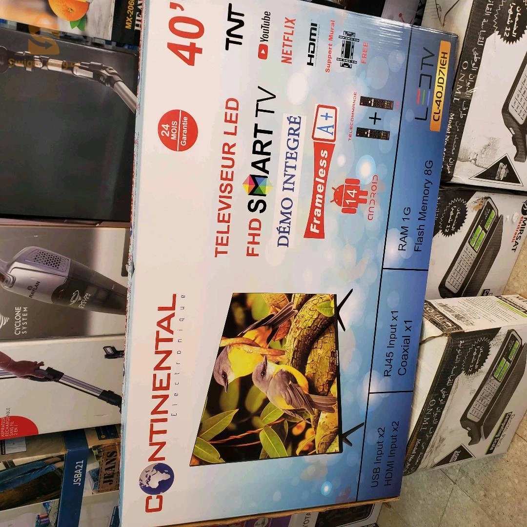 Tv Continental 40p Smart Démo intégré