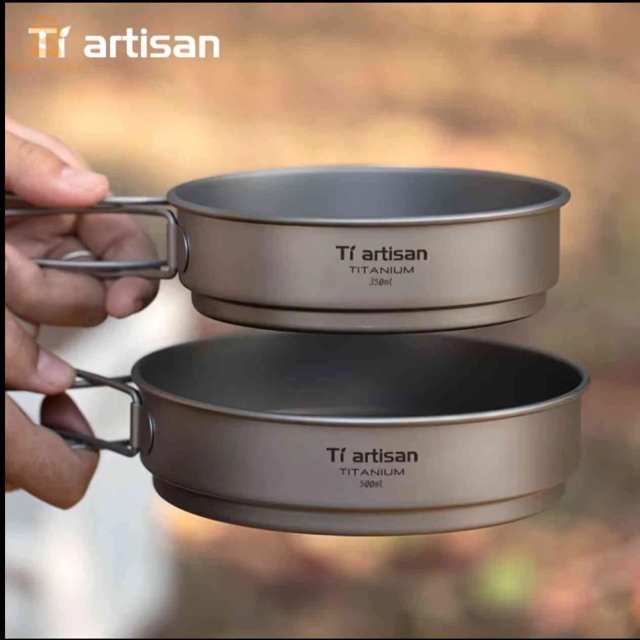 poêle en titanium ultra-léger