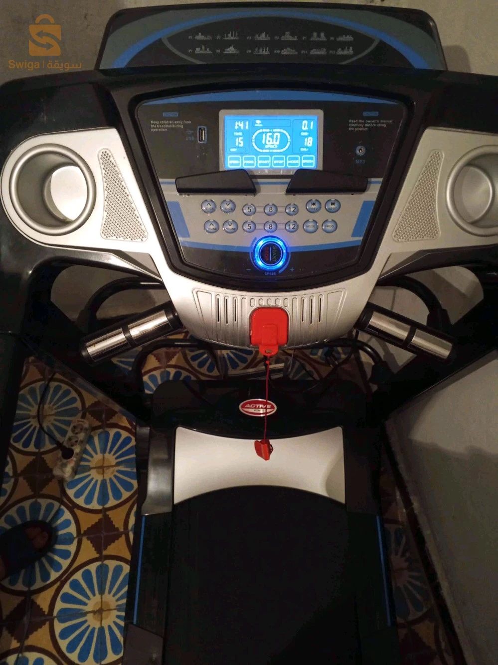 Tapis roulant ACTIVE FITNESS 16Km/h - 120Kg - État Excellent