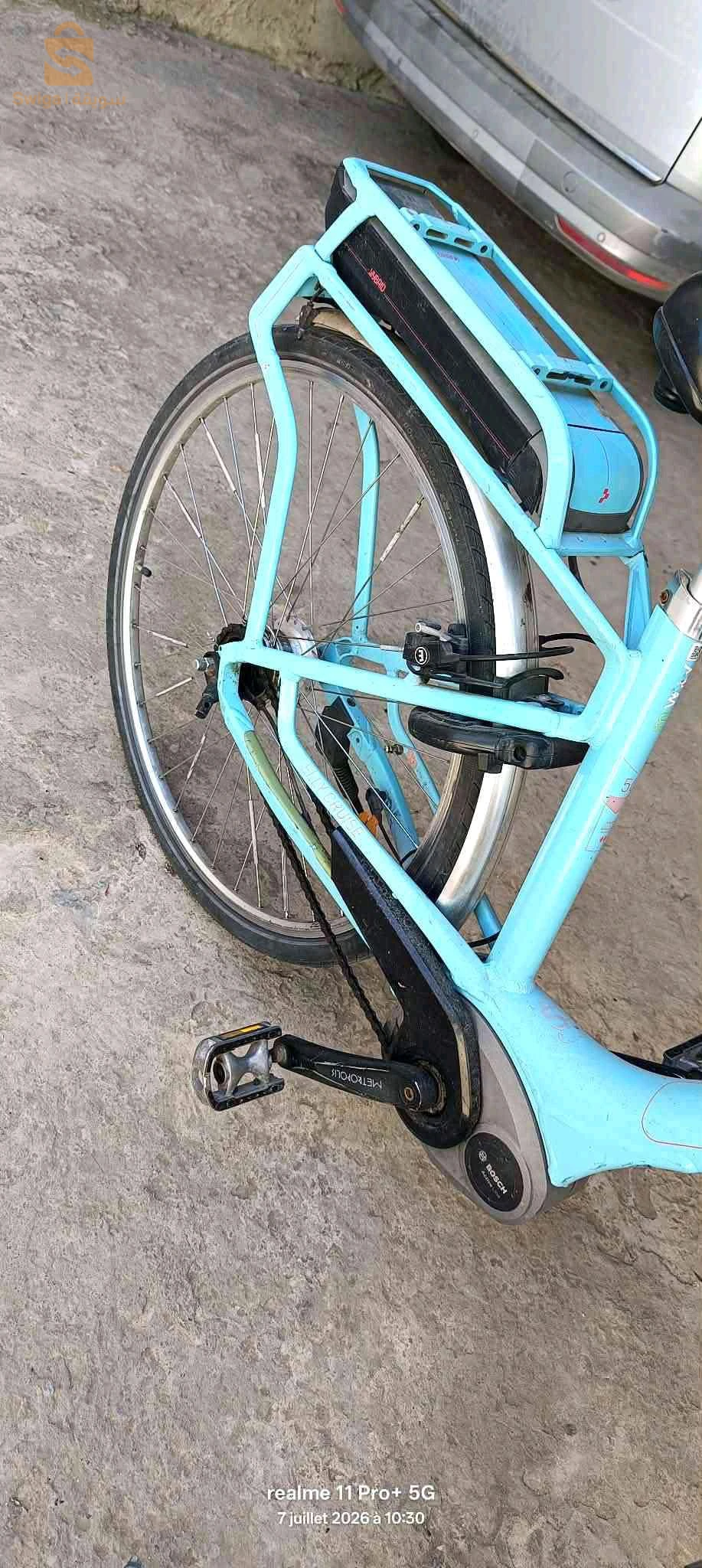 vélo électrique "CUBE"  ntel 0660 43 55 00