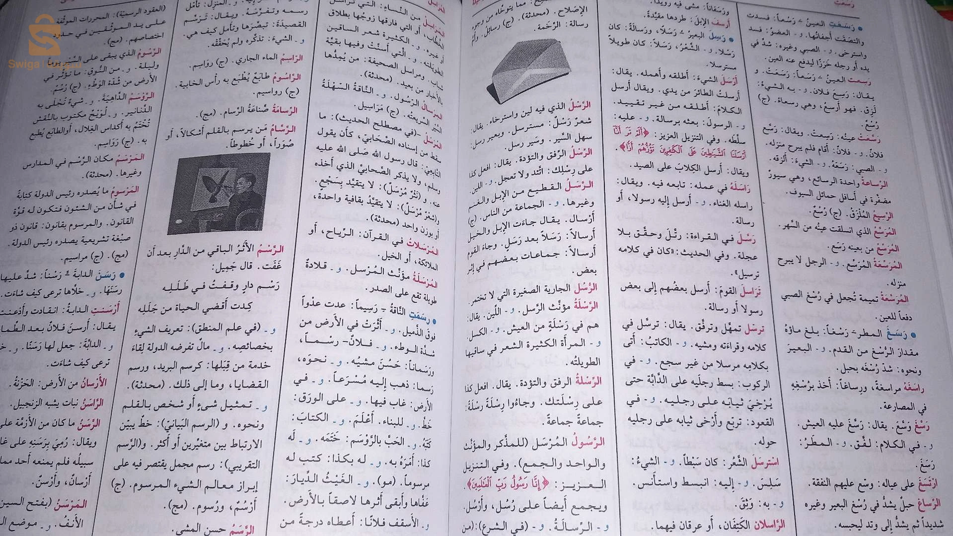 كتاب المعجم الوسيط (الجزء الأول والثاني في مجلد واحد)، الطبعة الأولى، الحالة:مستعمل  كالجديد