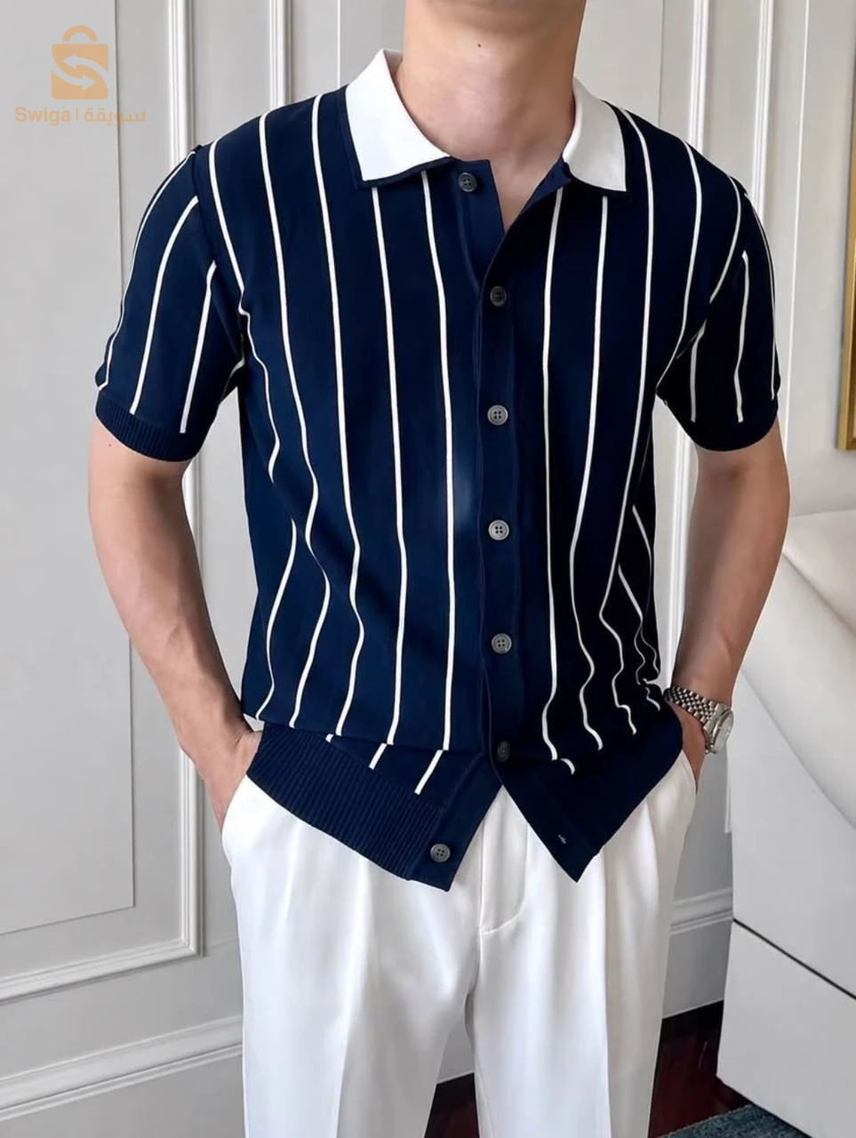 Shirt Polo Homme Premium – Élégance Old Money