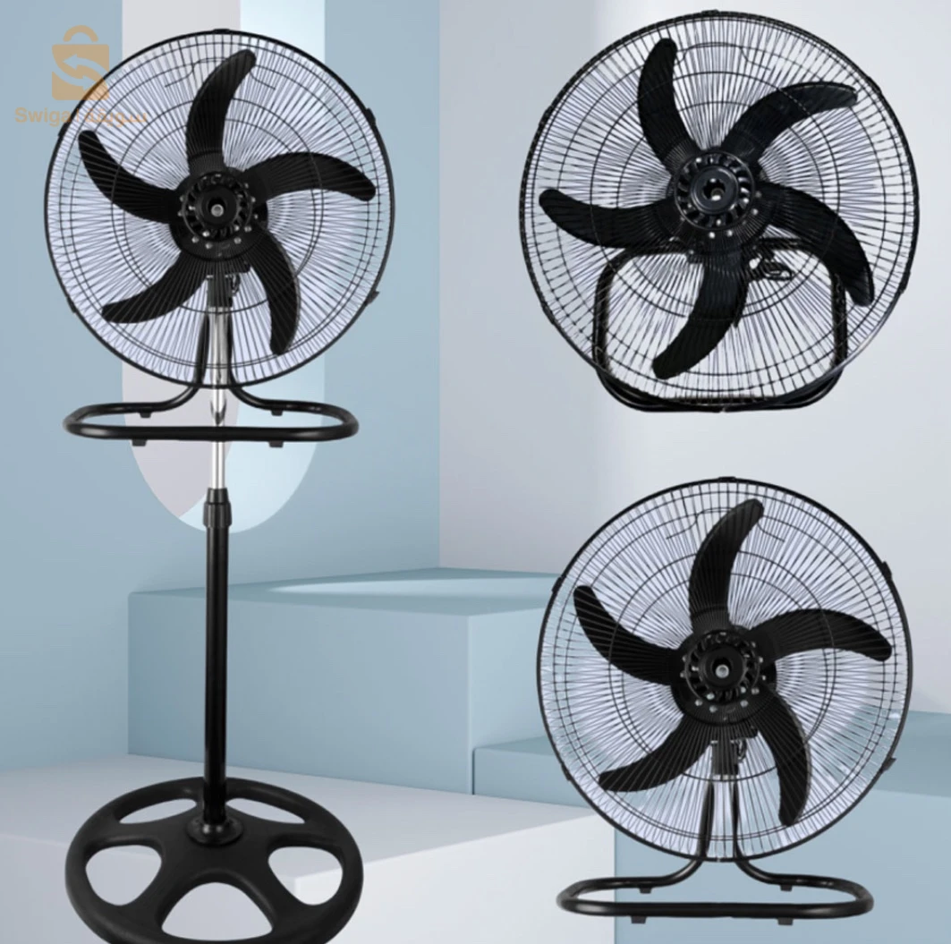 Ventilateur Multifonction 3en1 5 Lames Puissantes - مروحة التبريد وتدوير الهواء المتطورة 3 في 1