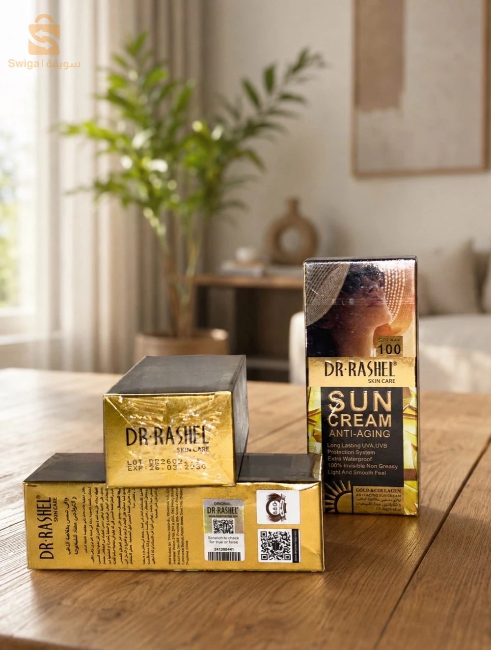 RASHEL sun cream anty-aging
SPF100