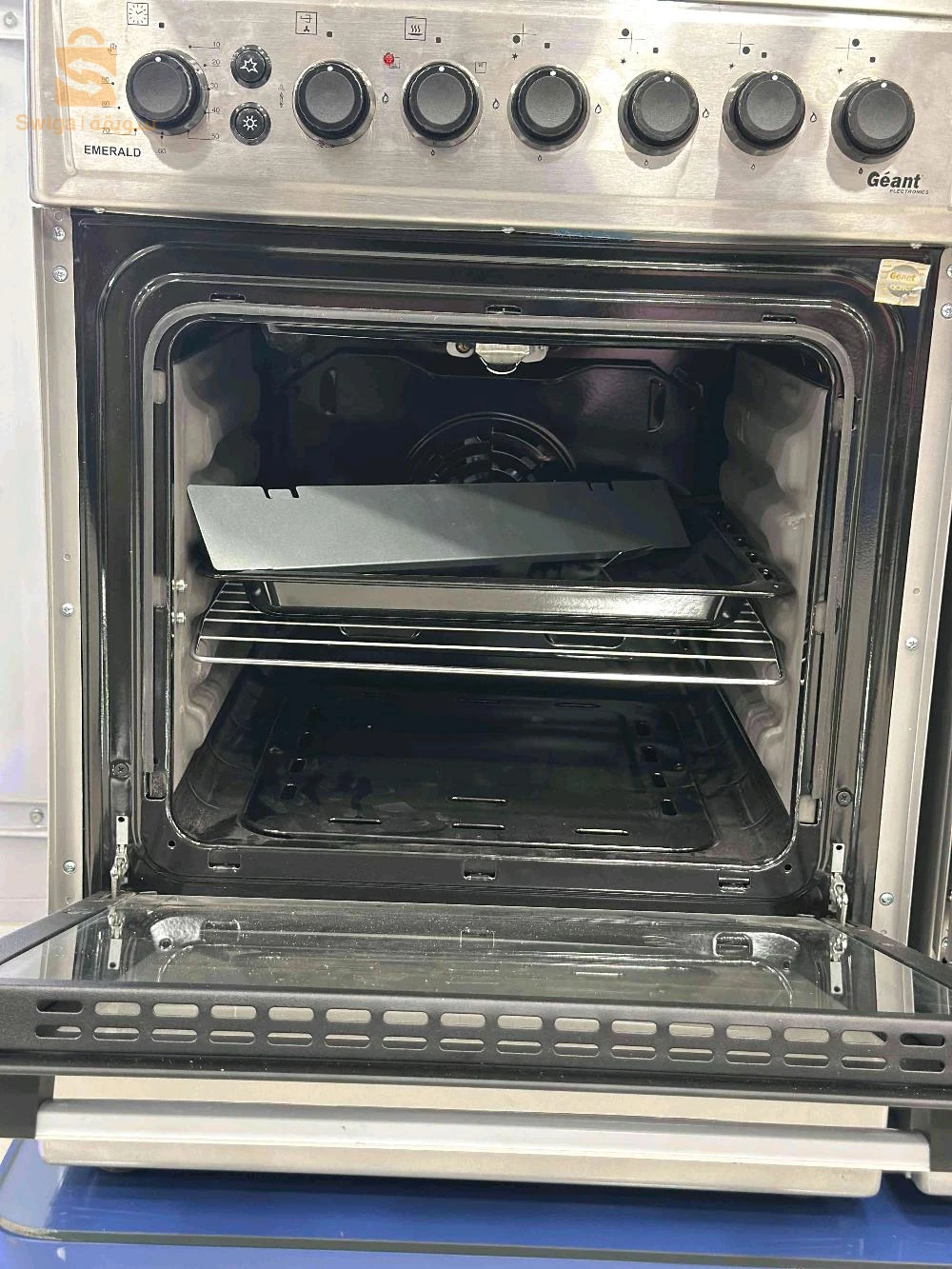 Cuisiner géant 4 feux inox catalyseur ventilé 60cm