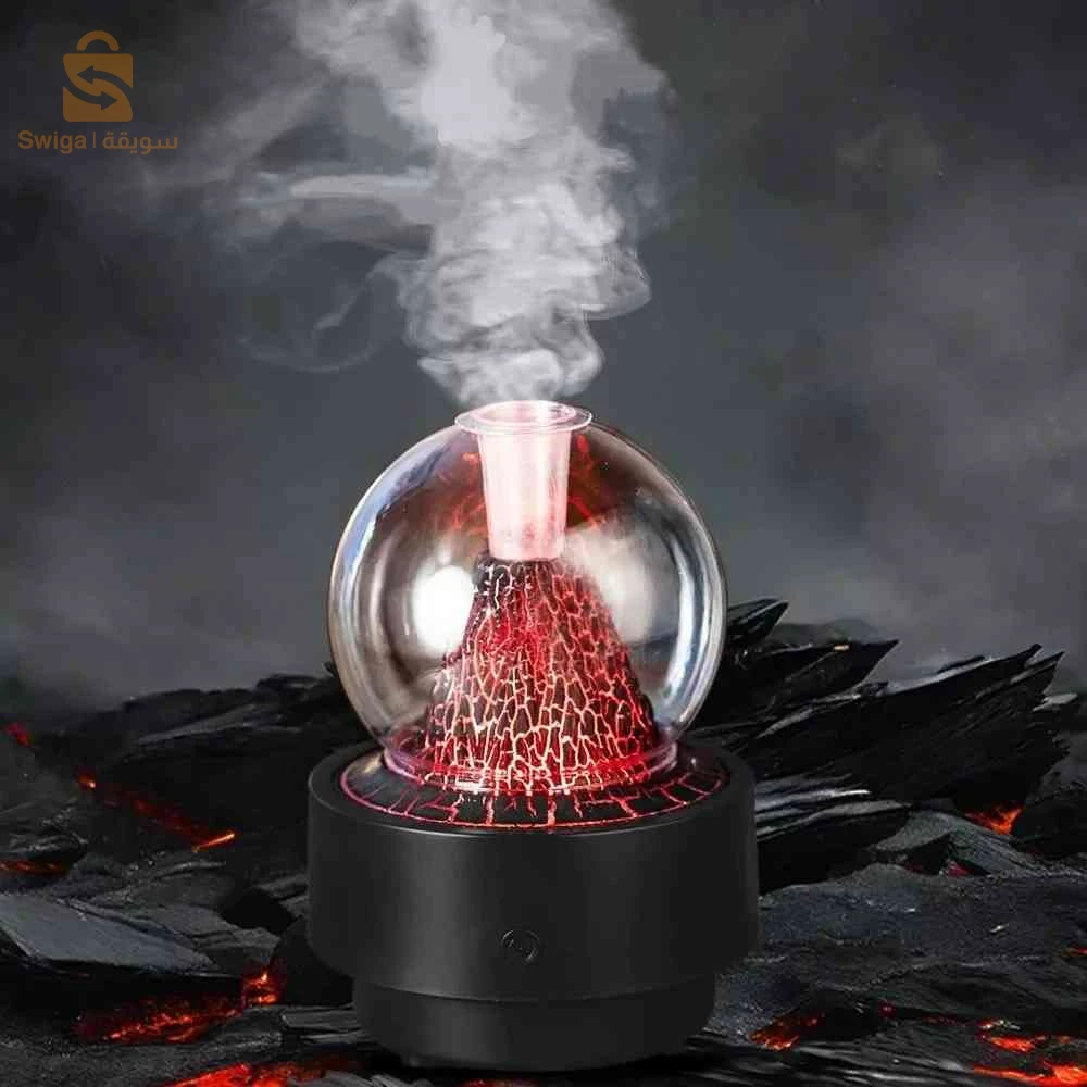 موزع العطور والزيوت الذكي بتأثير البركان المضيء