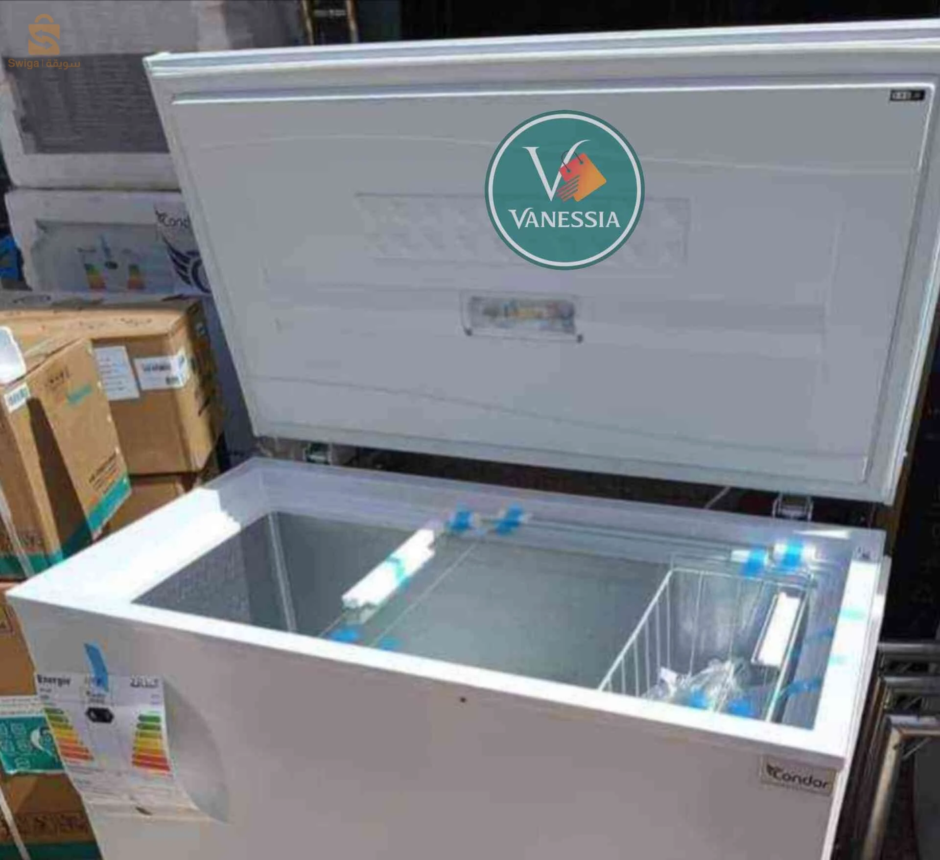 Congélateur marque condor 390l Blanc