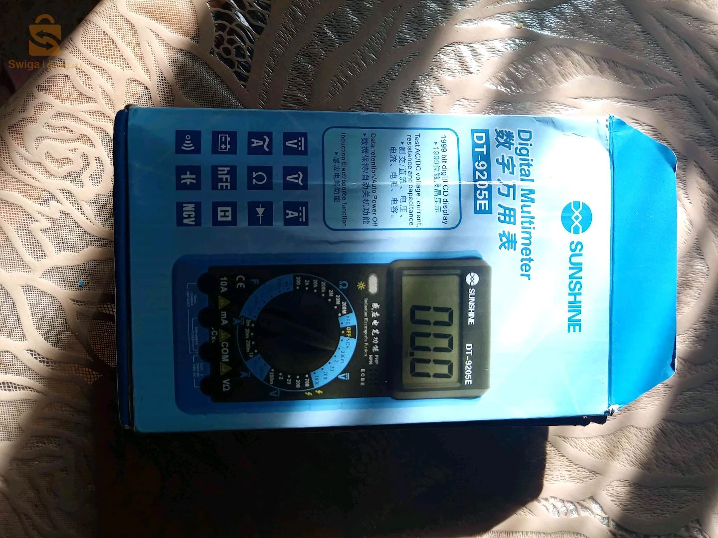 متريكس أصلي SUNSHINE DT-9205E جديد للقياسات الكهربائية والإلكترونية