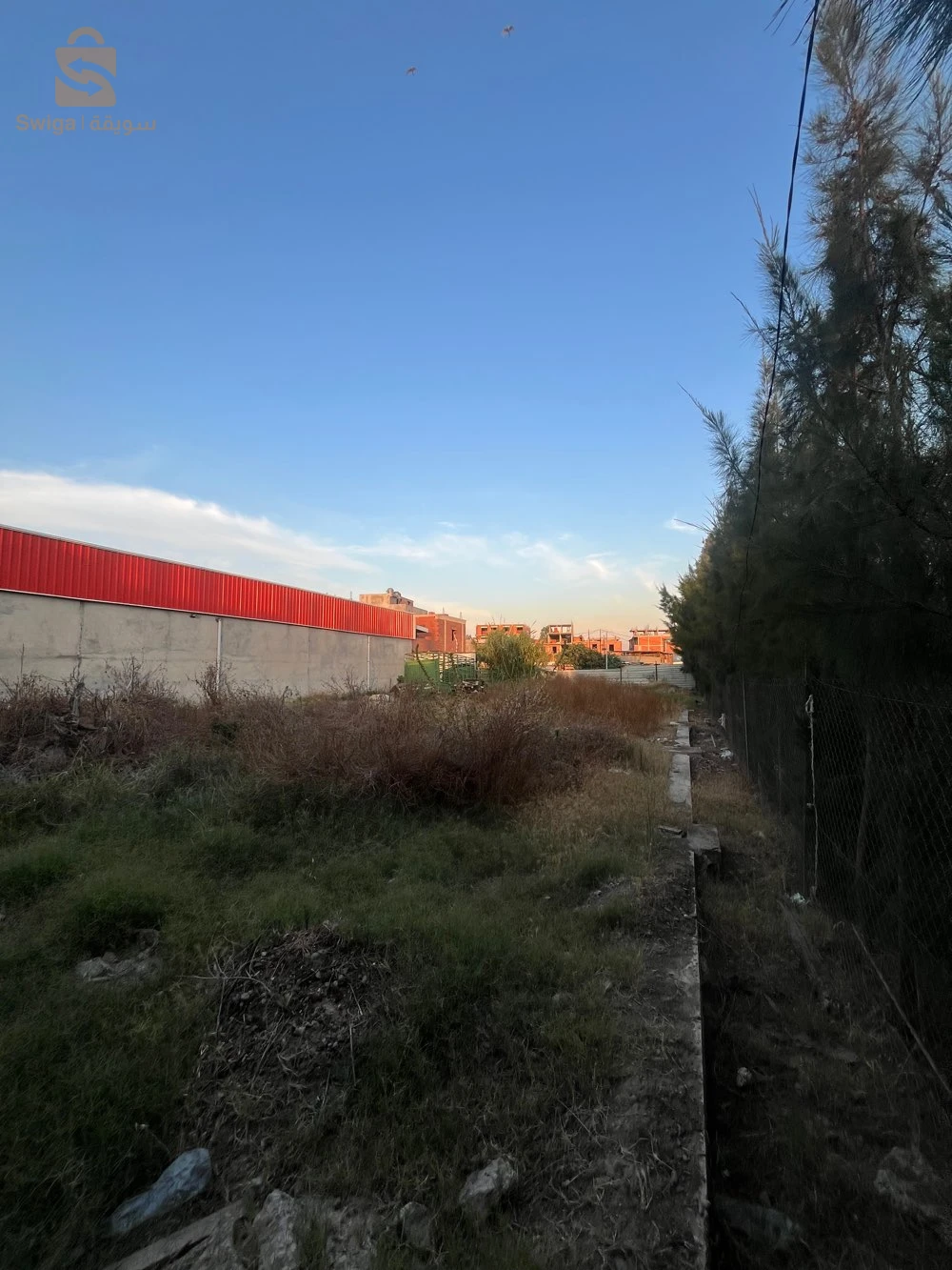 Terrain clôturé à louer pour Dépôt / Stockage - بابا علي