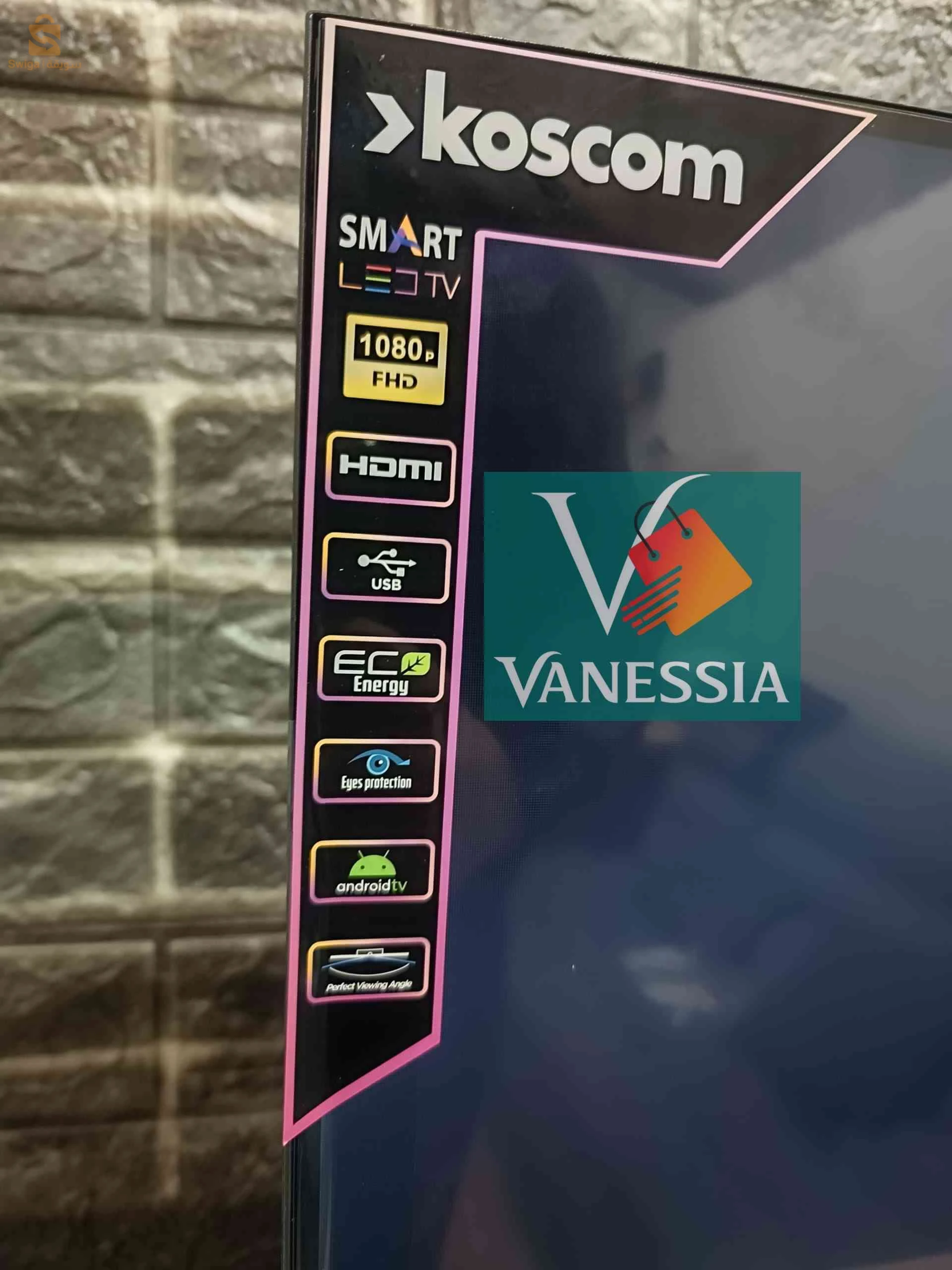 Télévision 43P Smart Android Marque Koscom