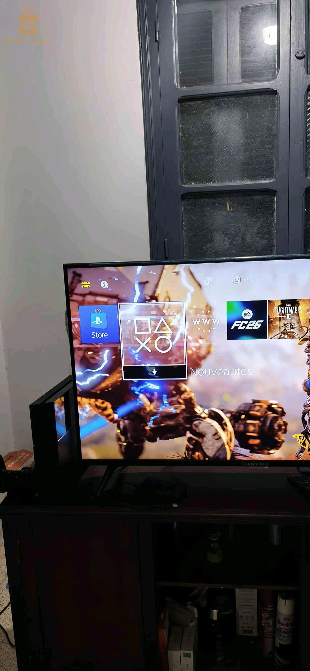 ps4 fat flashé version 11 et un tv 43pouce endroid