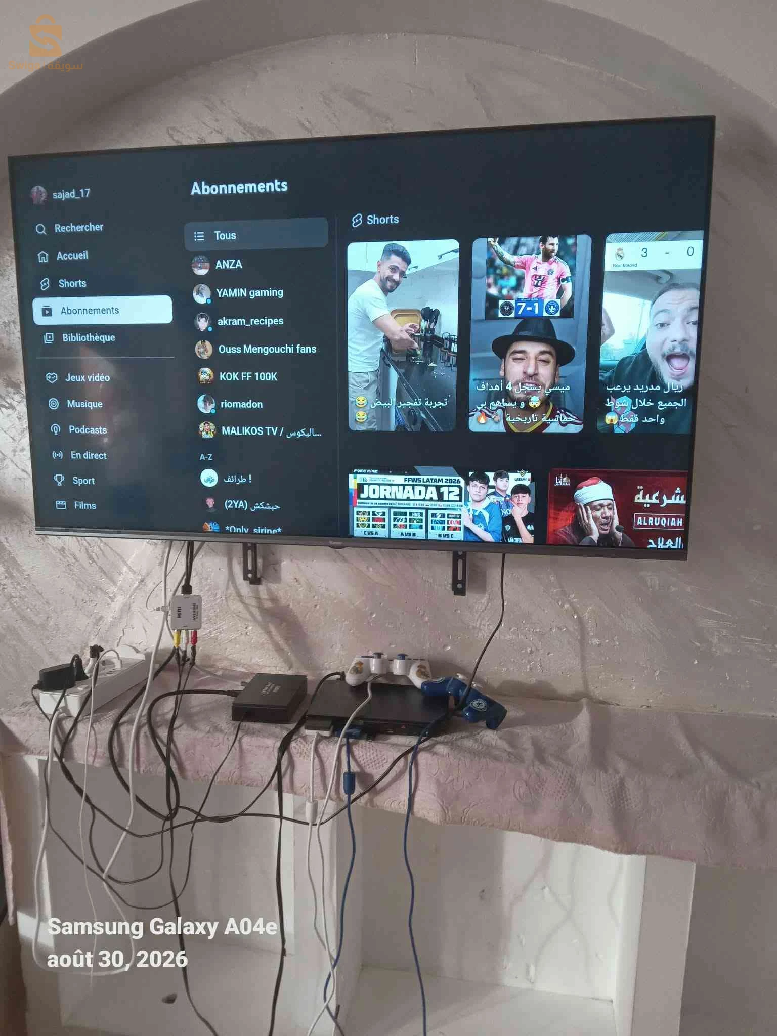 télévision condor 50 pouce smart tv google tv