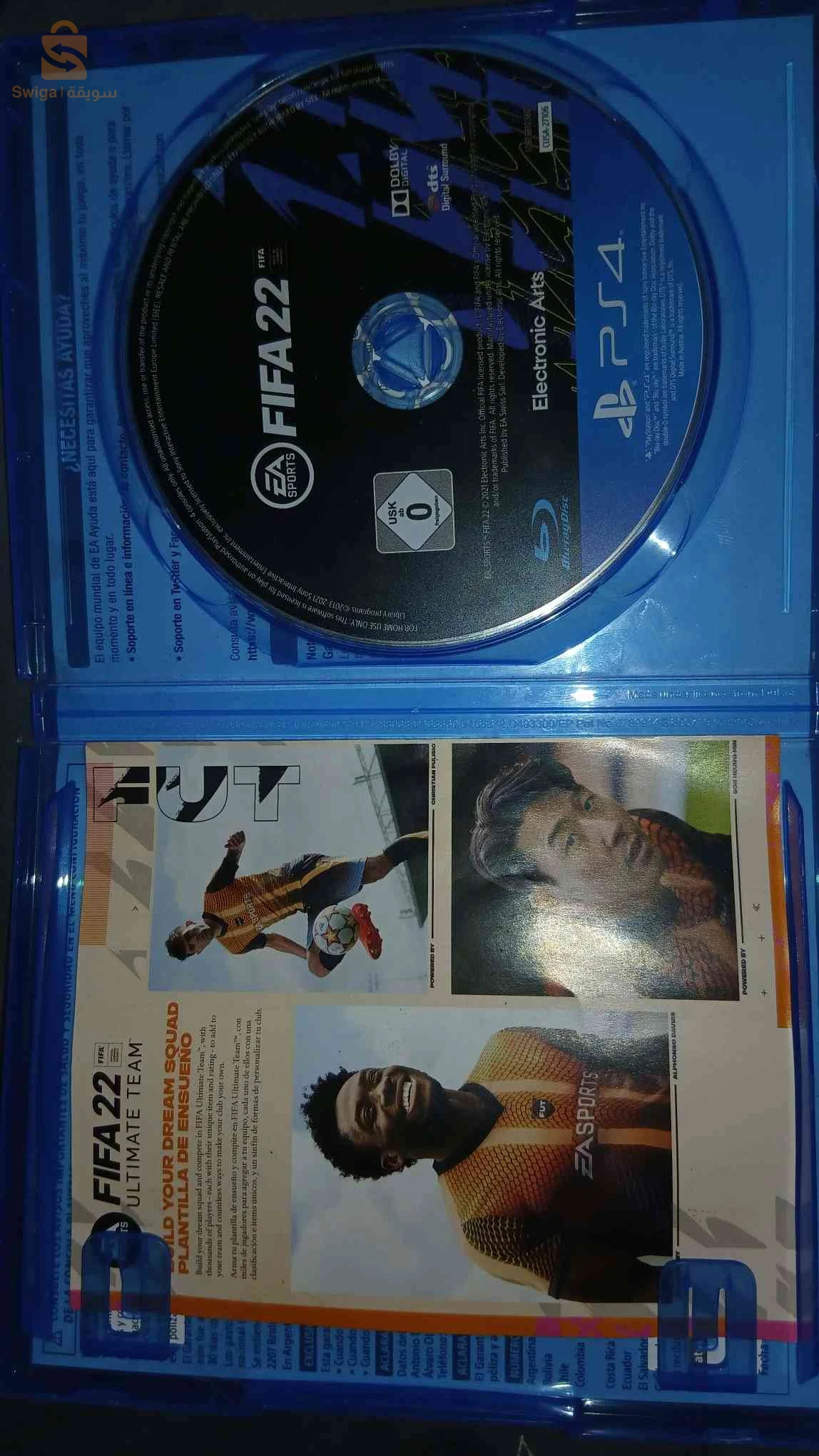 Cd fifa22 ps4 bon etat 10/10 prix 1200
