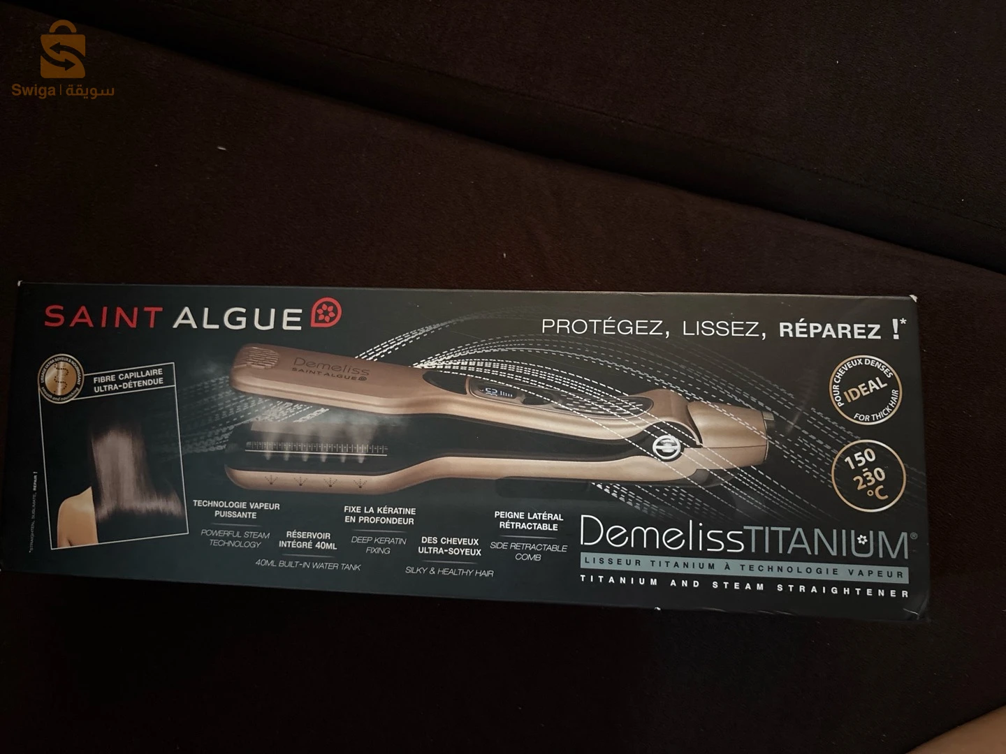 Lisseur professionnel Demeliss Titanium Saint Algue – Neuf